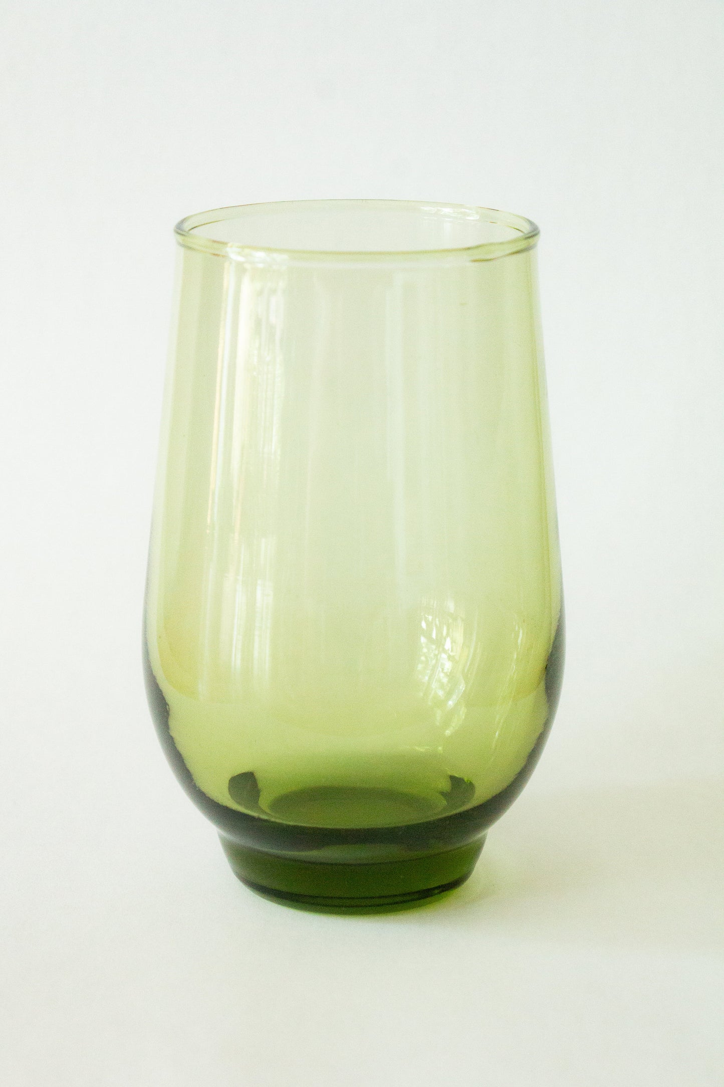 Vintage Libbey Tempo Green Glass Tumblers