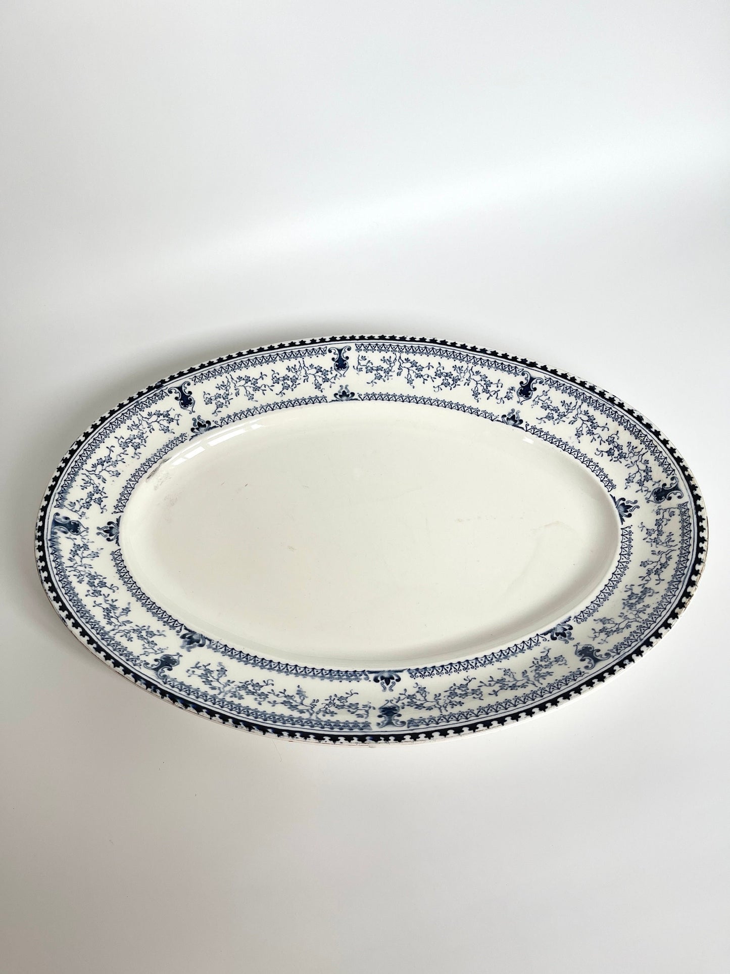 Antique John Maddock & Sons Transferware Ironstone Serving Platter