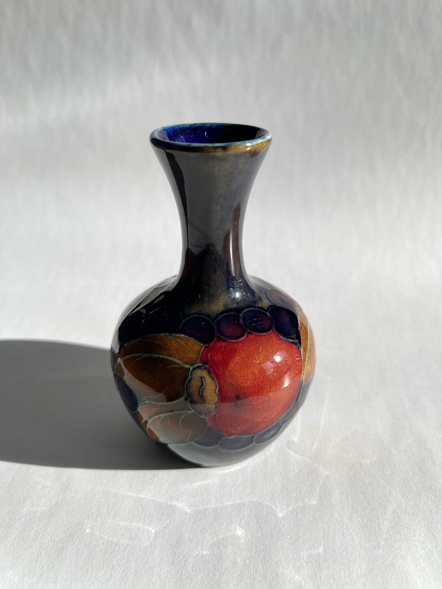 Antique Moorcroft Pomegranate 3.5" Vase