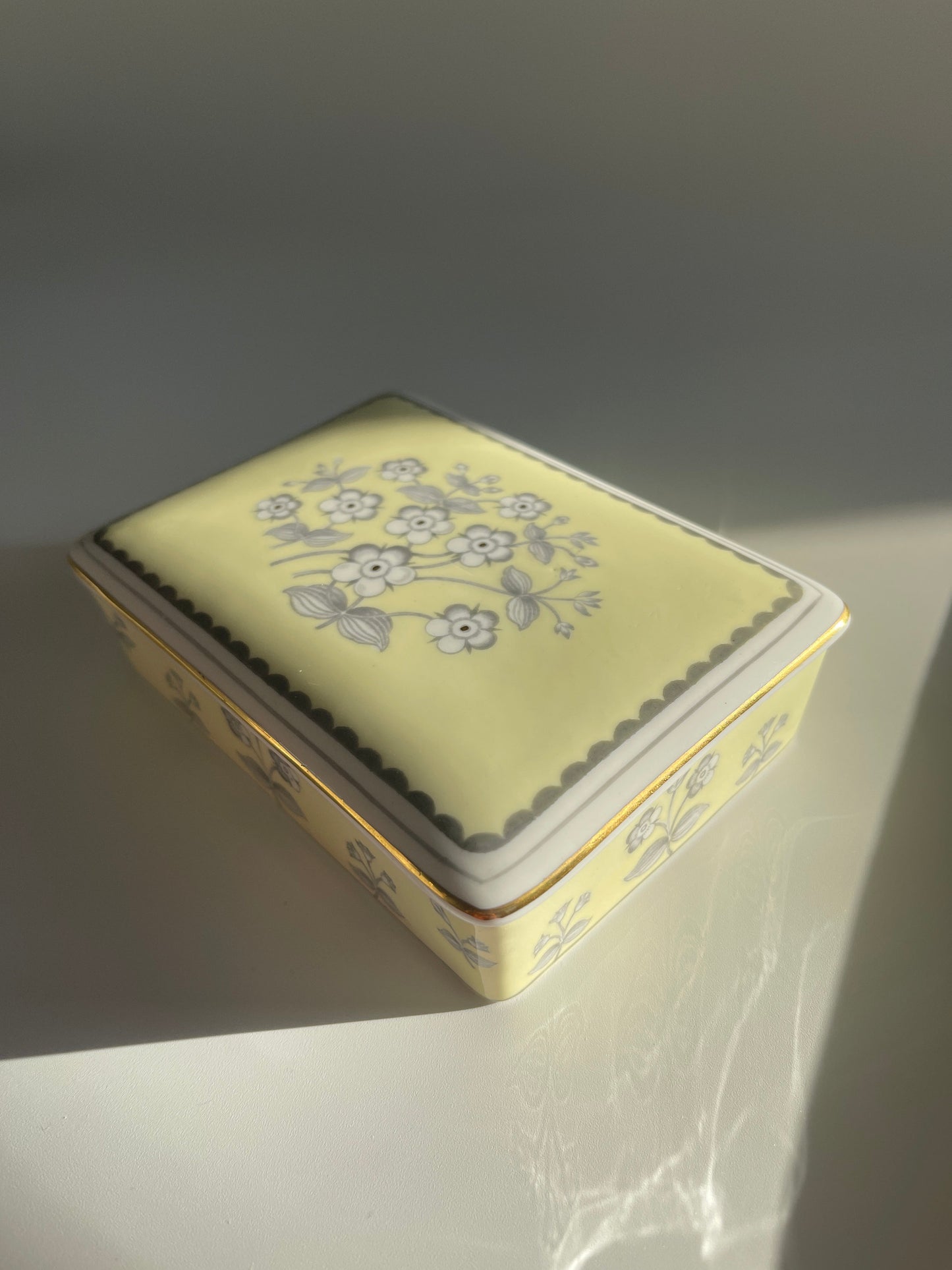 Vintage Wedgwood Cigarette Box and Ashtray Set