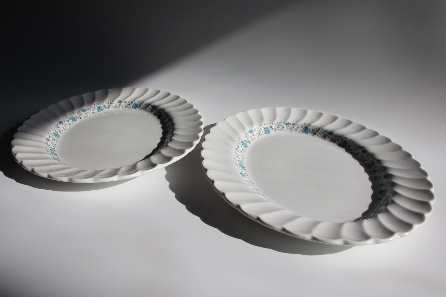 Vintage Staffordshire Ware Oval Platters