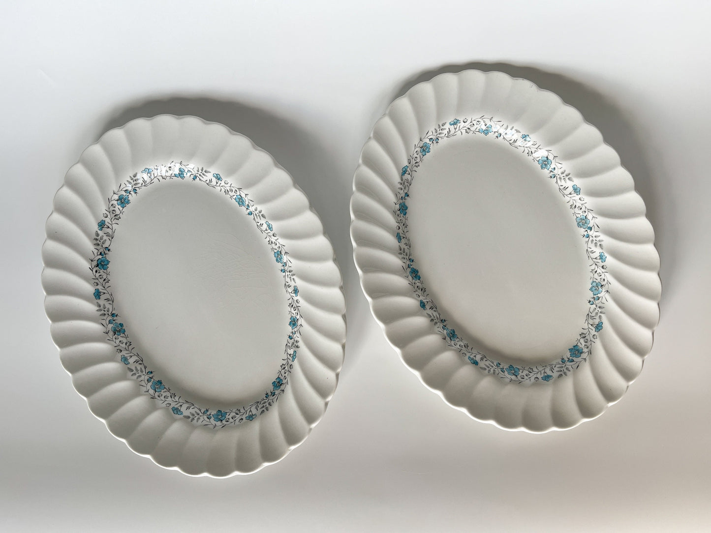 Vintage Staffordshire Ware Oval Platters