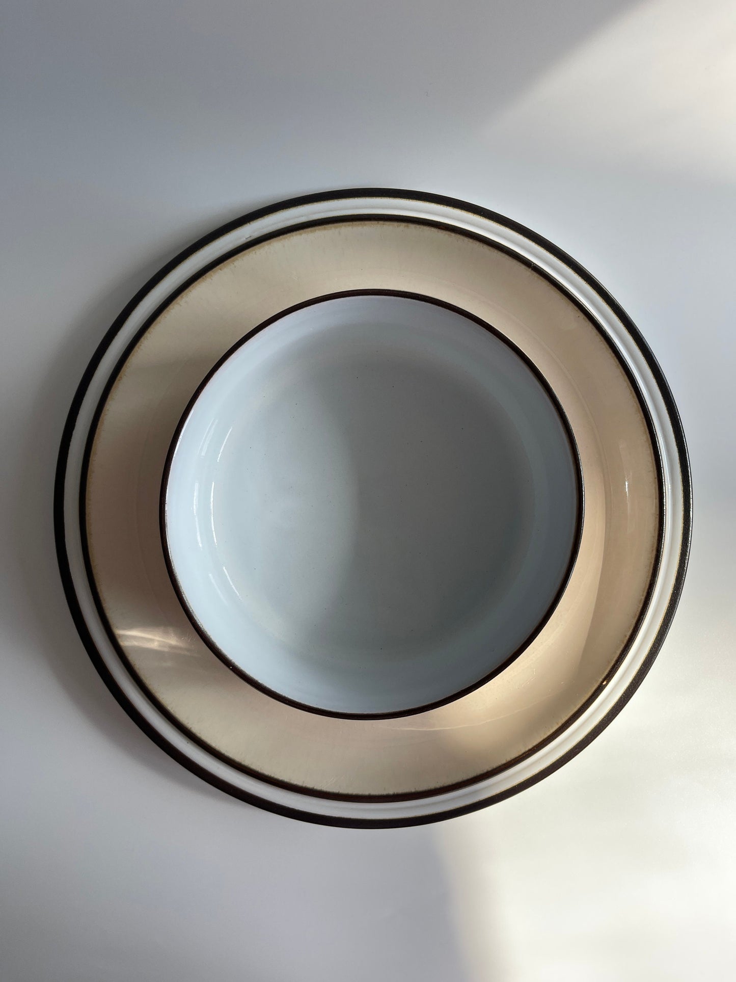 Vintage Denby Platter and Serving Bowl