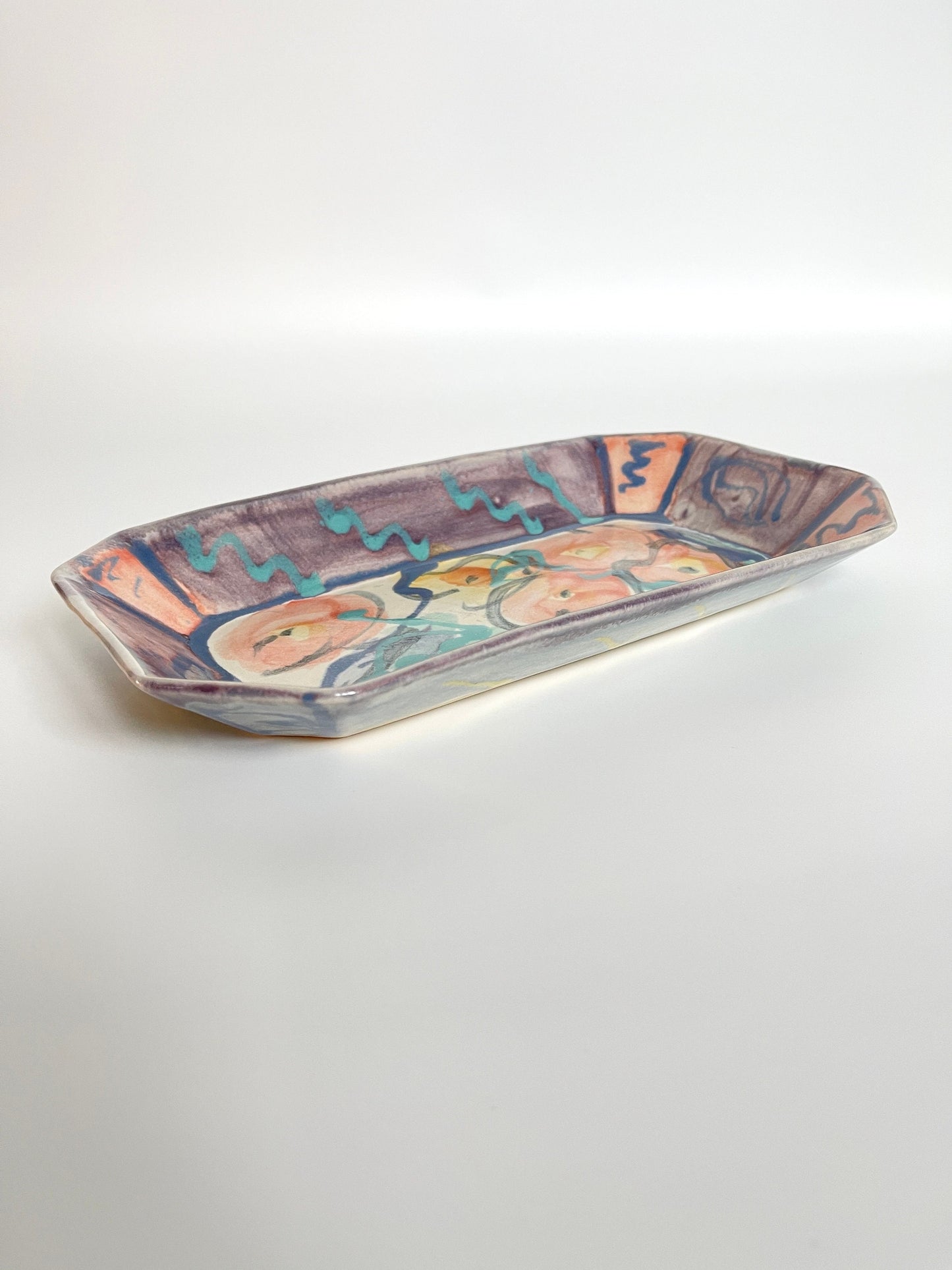 Studio Pottery Ceramic Catch All Tray