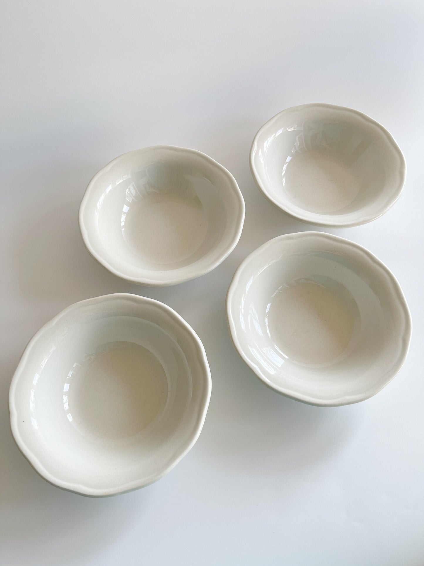Small Grindley Petal Hotelware Bowls