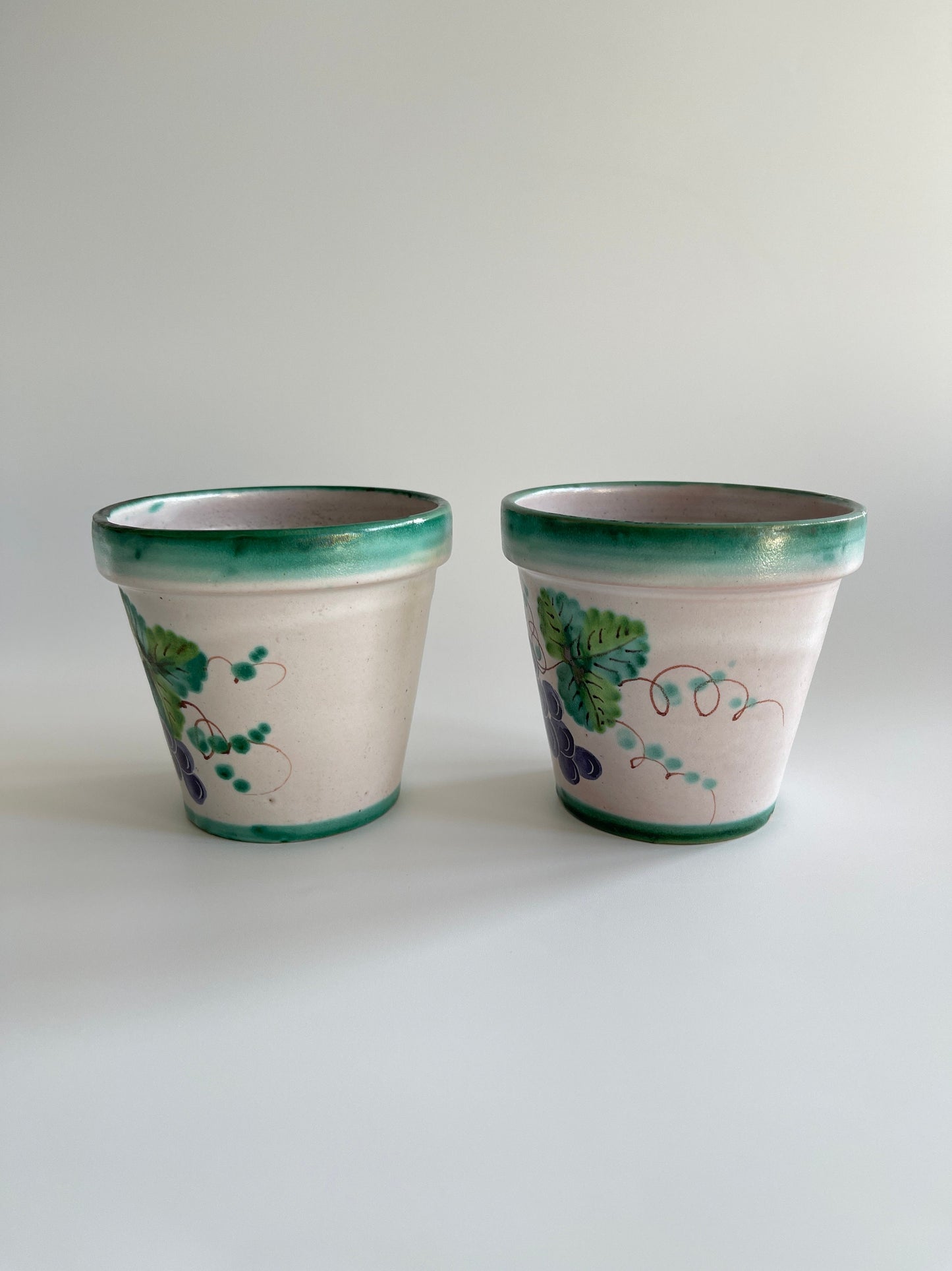 Vintage Italian Flower Pots