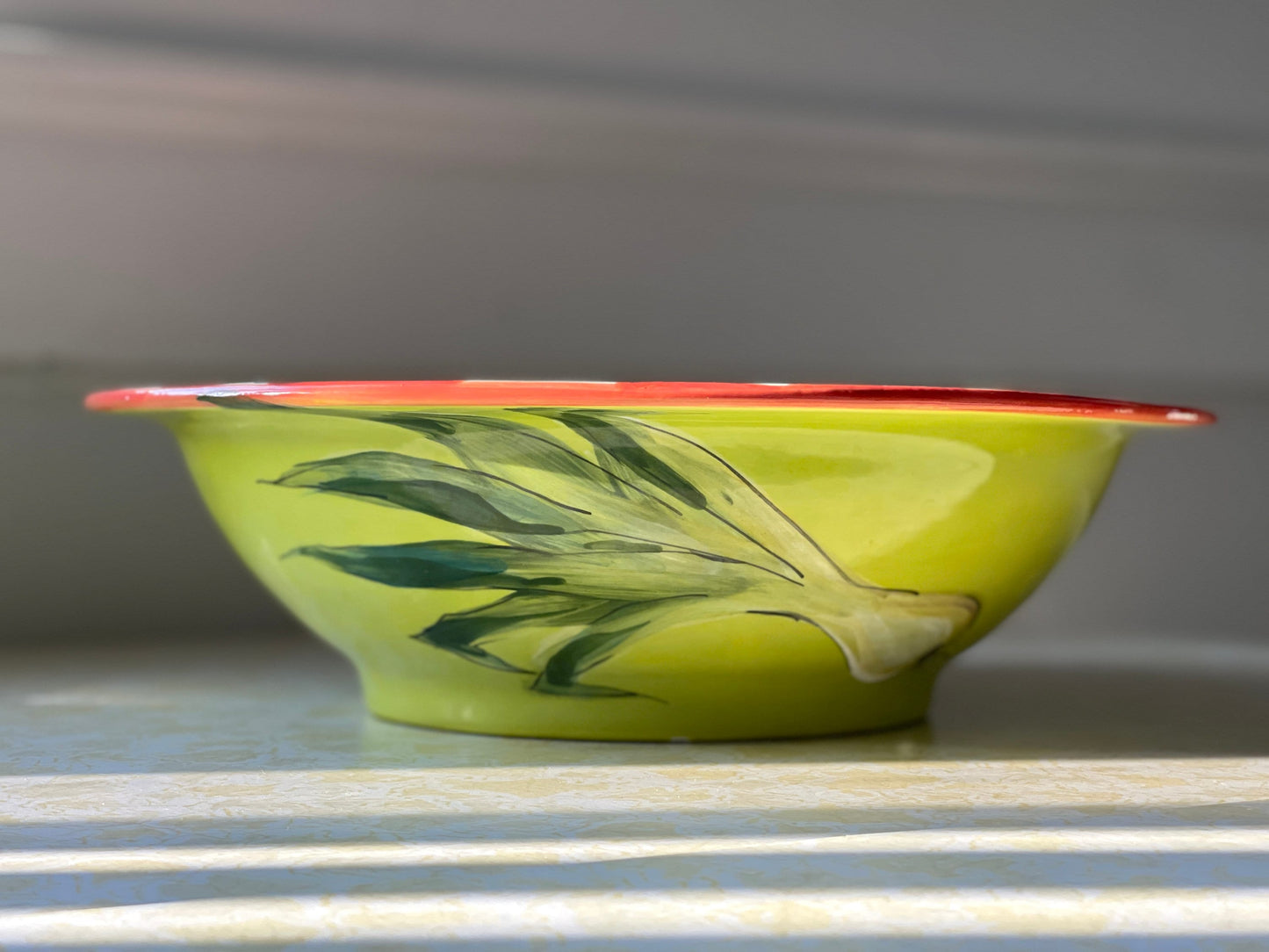 Eva Gordon Checkered Pottery Bowl