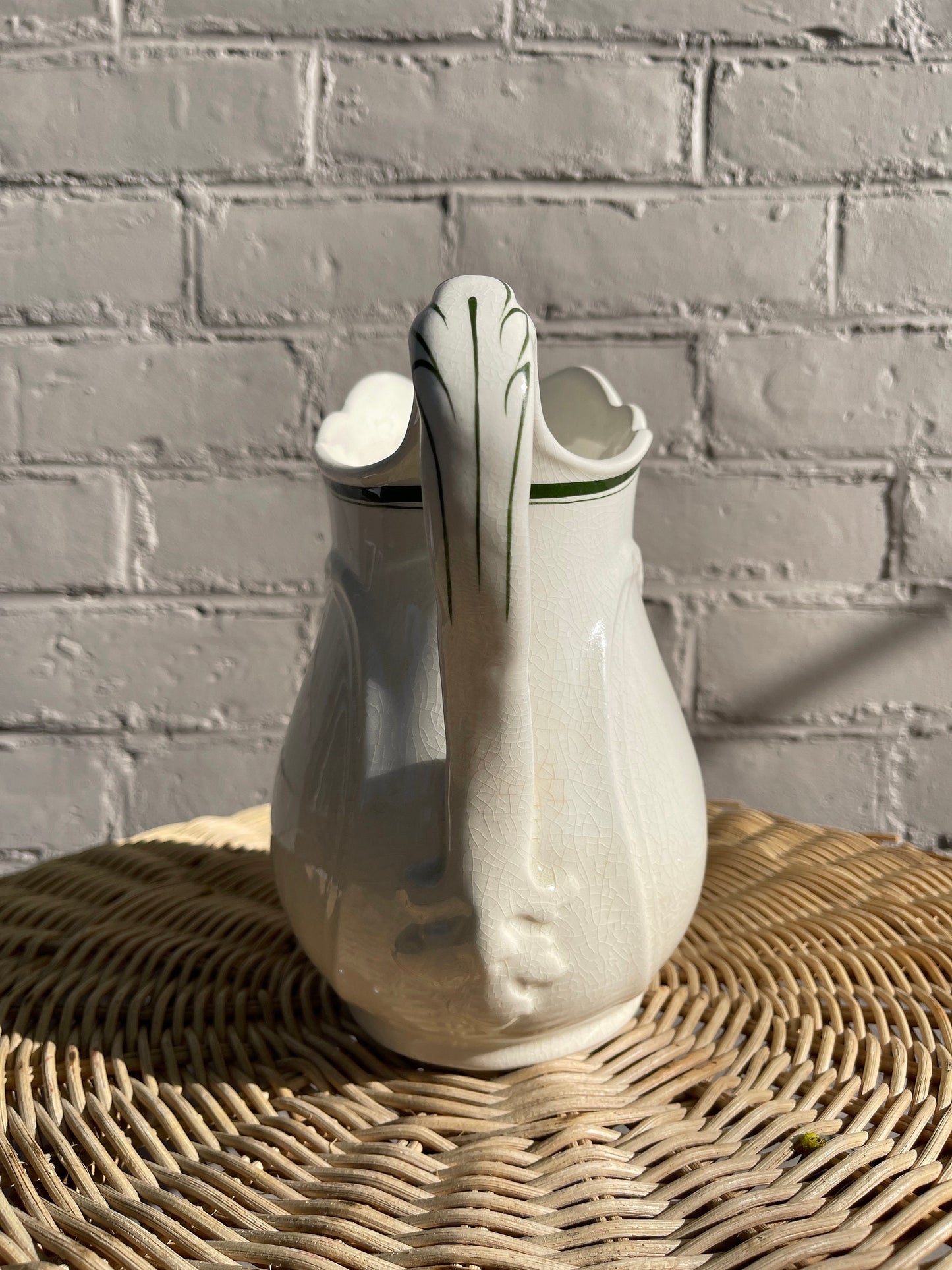 1940s Globe Pottery Hotel Ware Pitcher