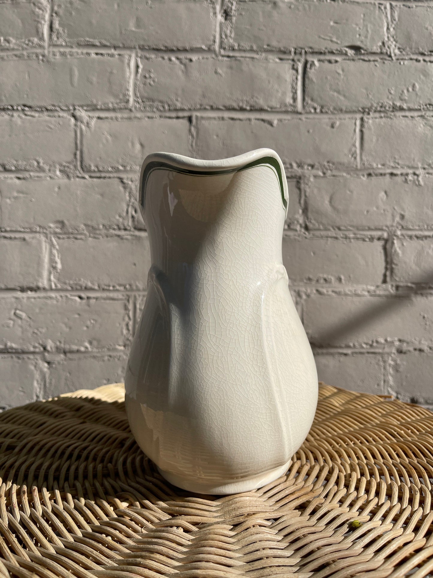 1940s Globe Pottery Hotel Ware Pitcher