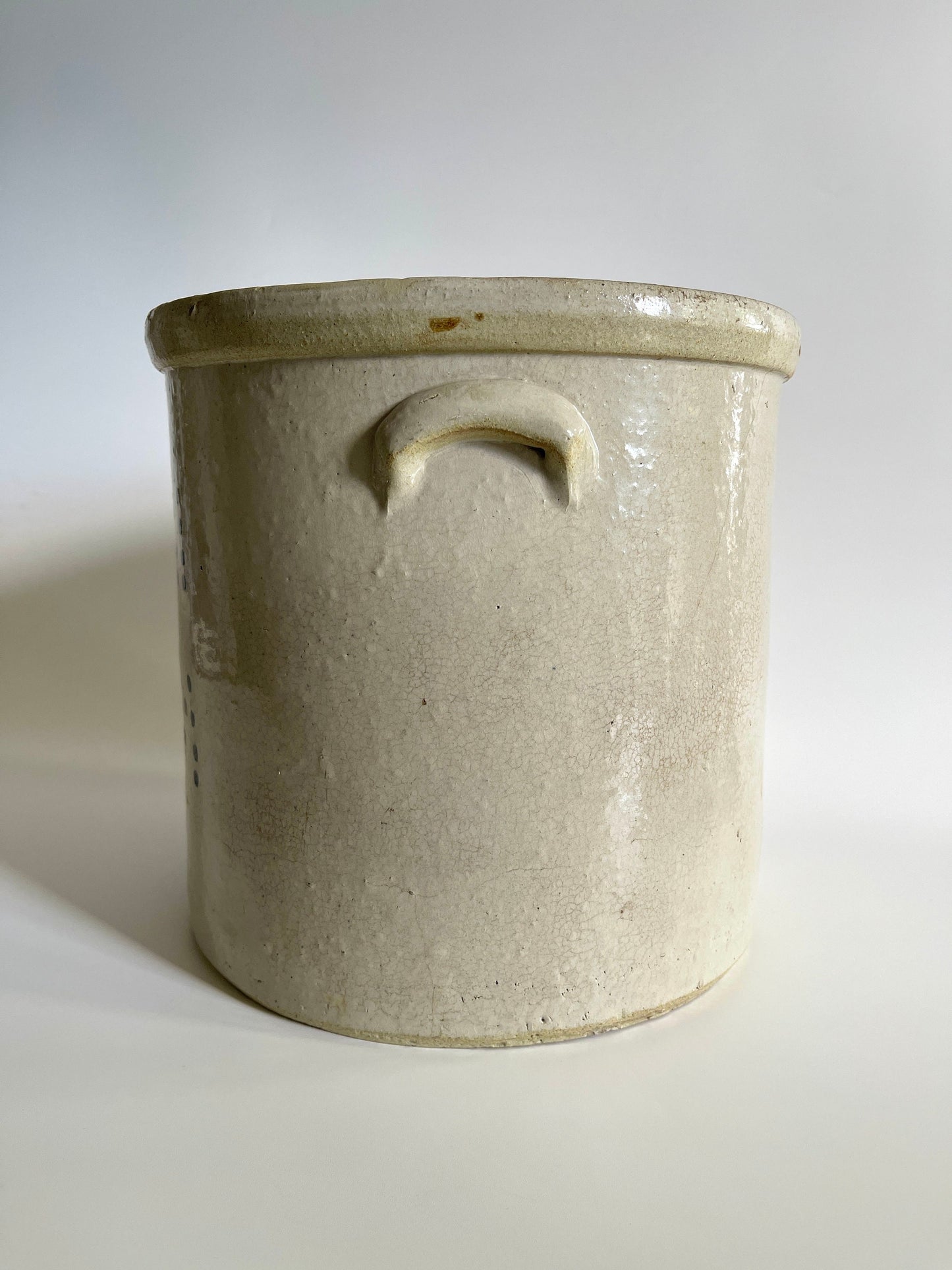 Antique 2 Gal Canadian Stoneware Crock