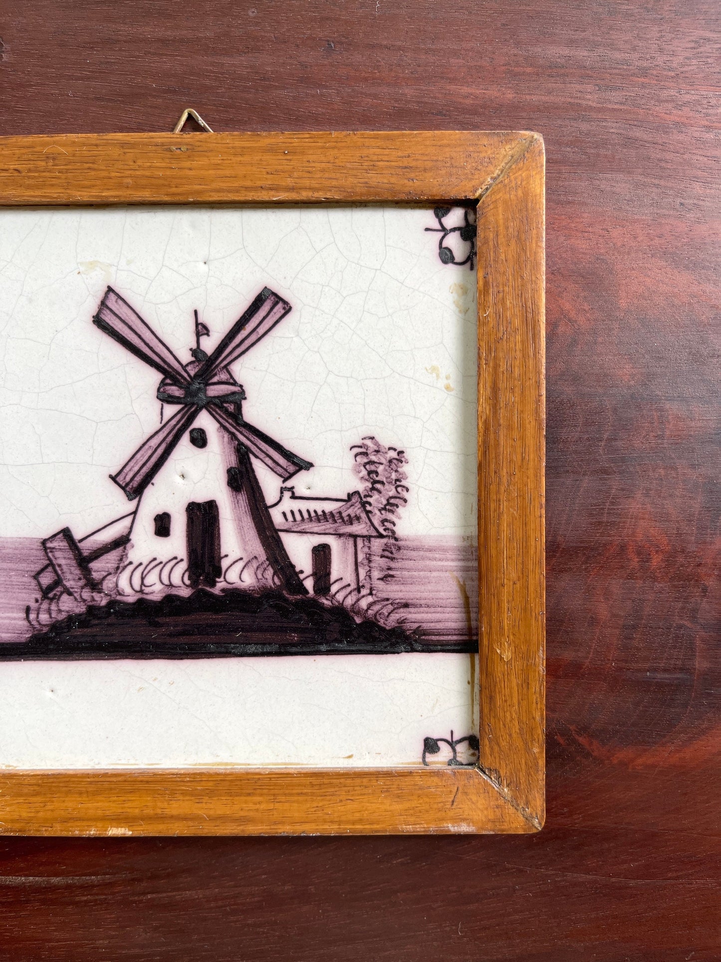 Antique Delft Manganese Tile