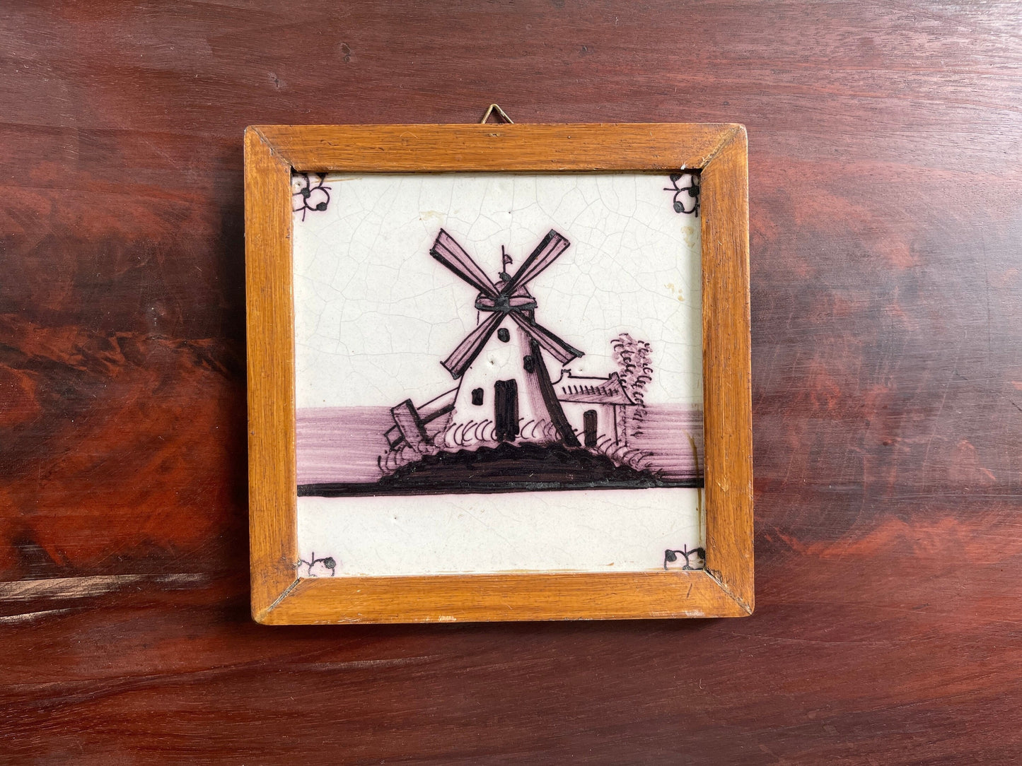 Antique Delft Manganese Tile