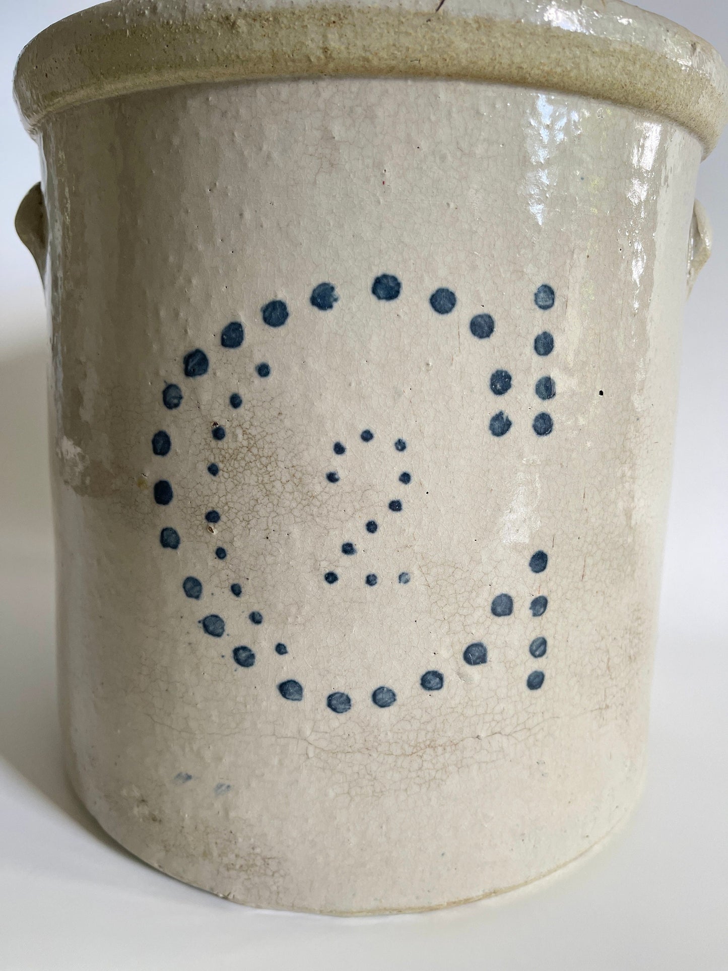 Antique 2 Gal Canadian Stoneware Crock