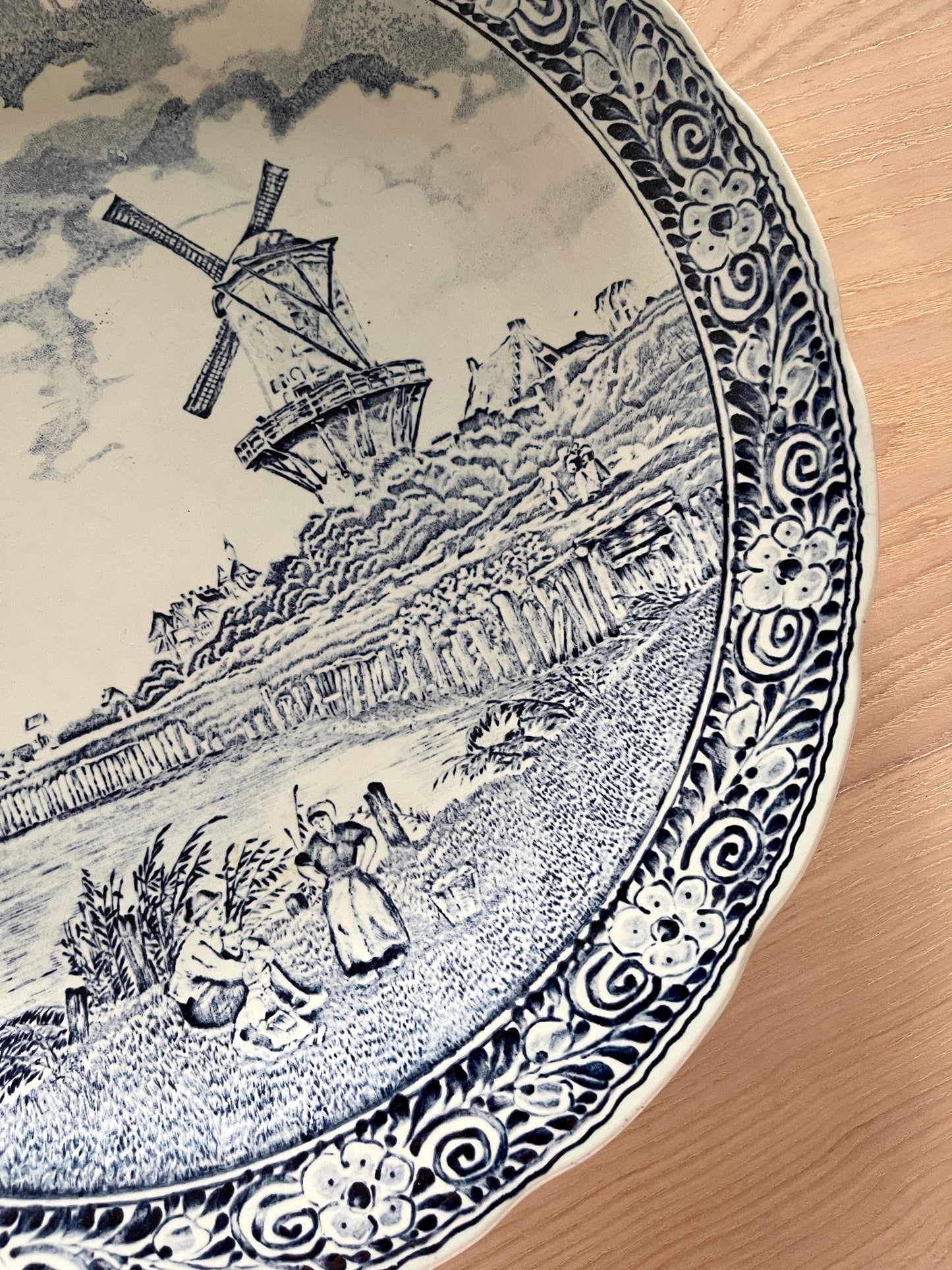 Vintage Delft Boch Wall Platter