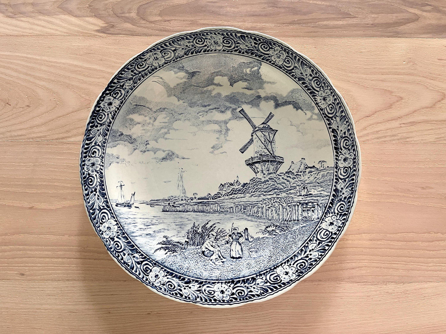Vintage Delft Boch Wall Platter