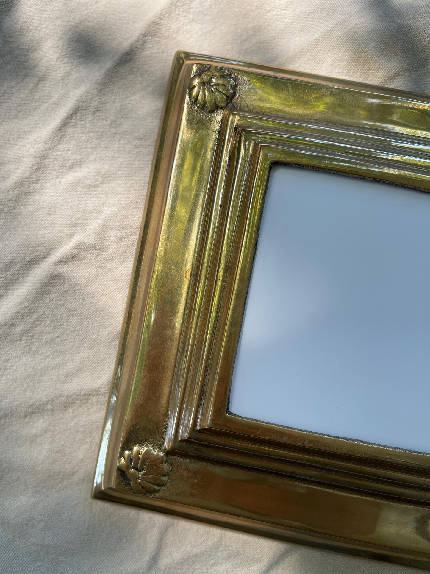 Brass Art Deco Picture Frame