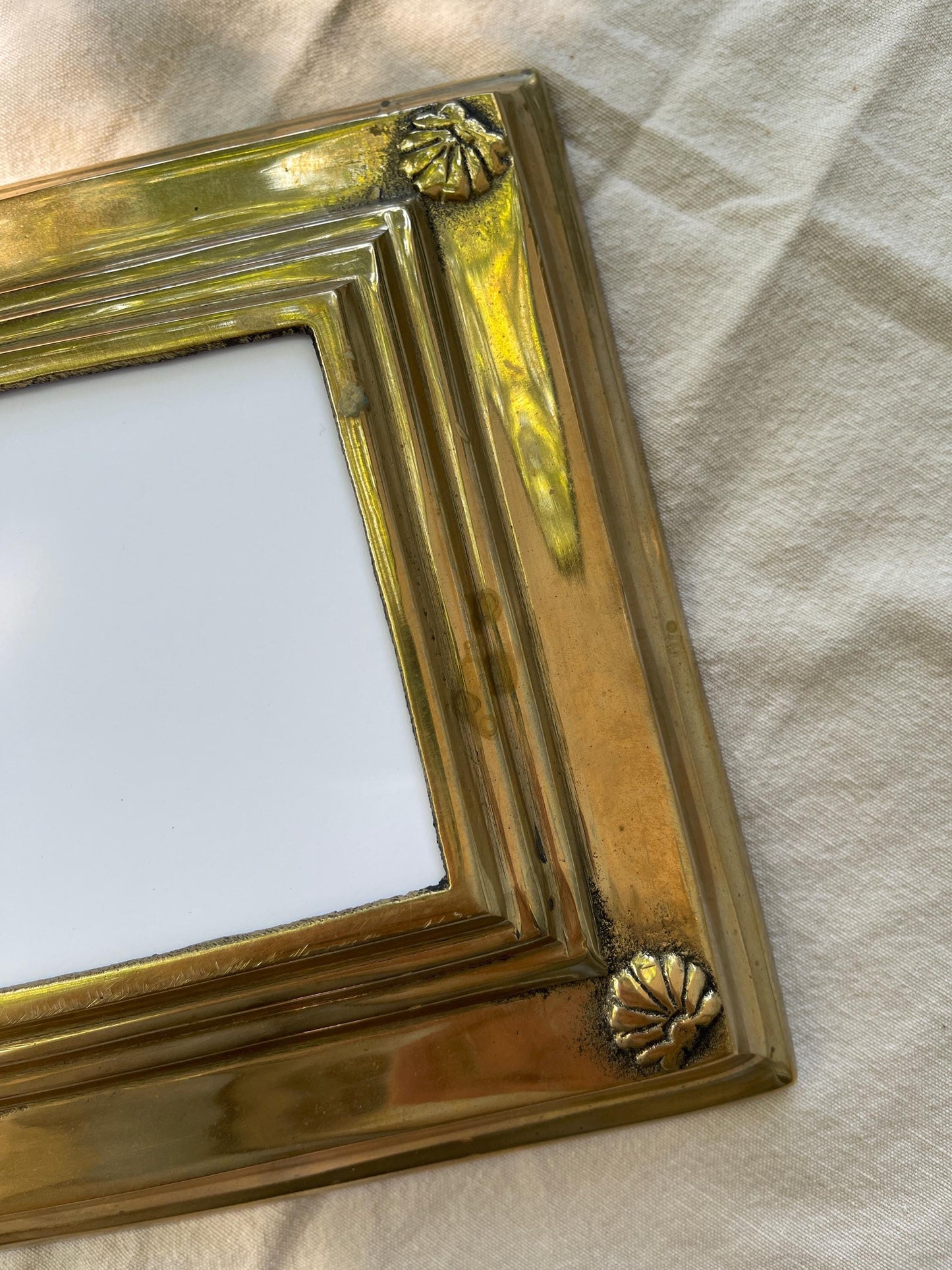 Brass Art Deco Picture Frame