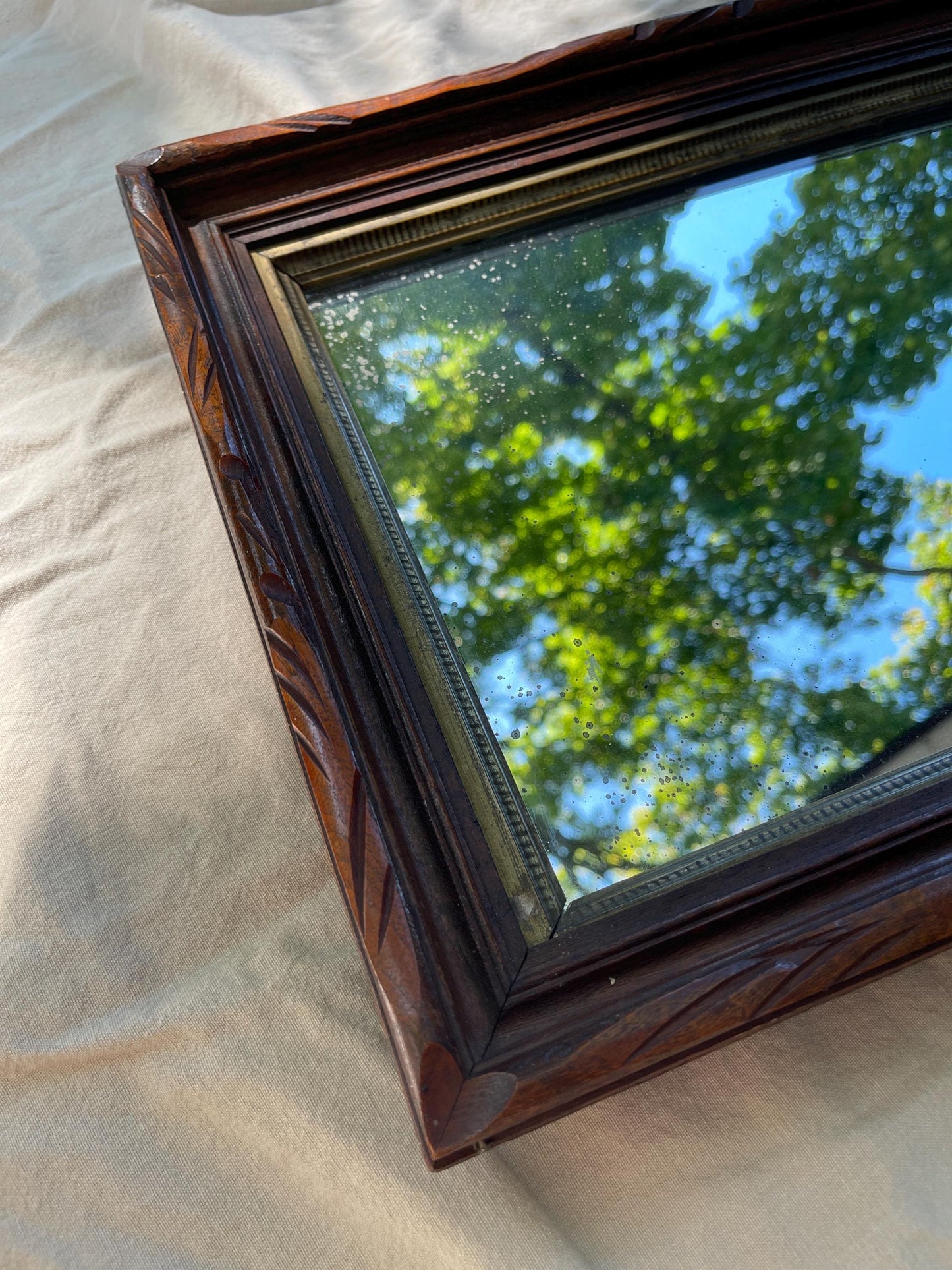 Antique Victorian Eastlake Mirror