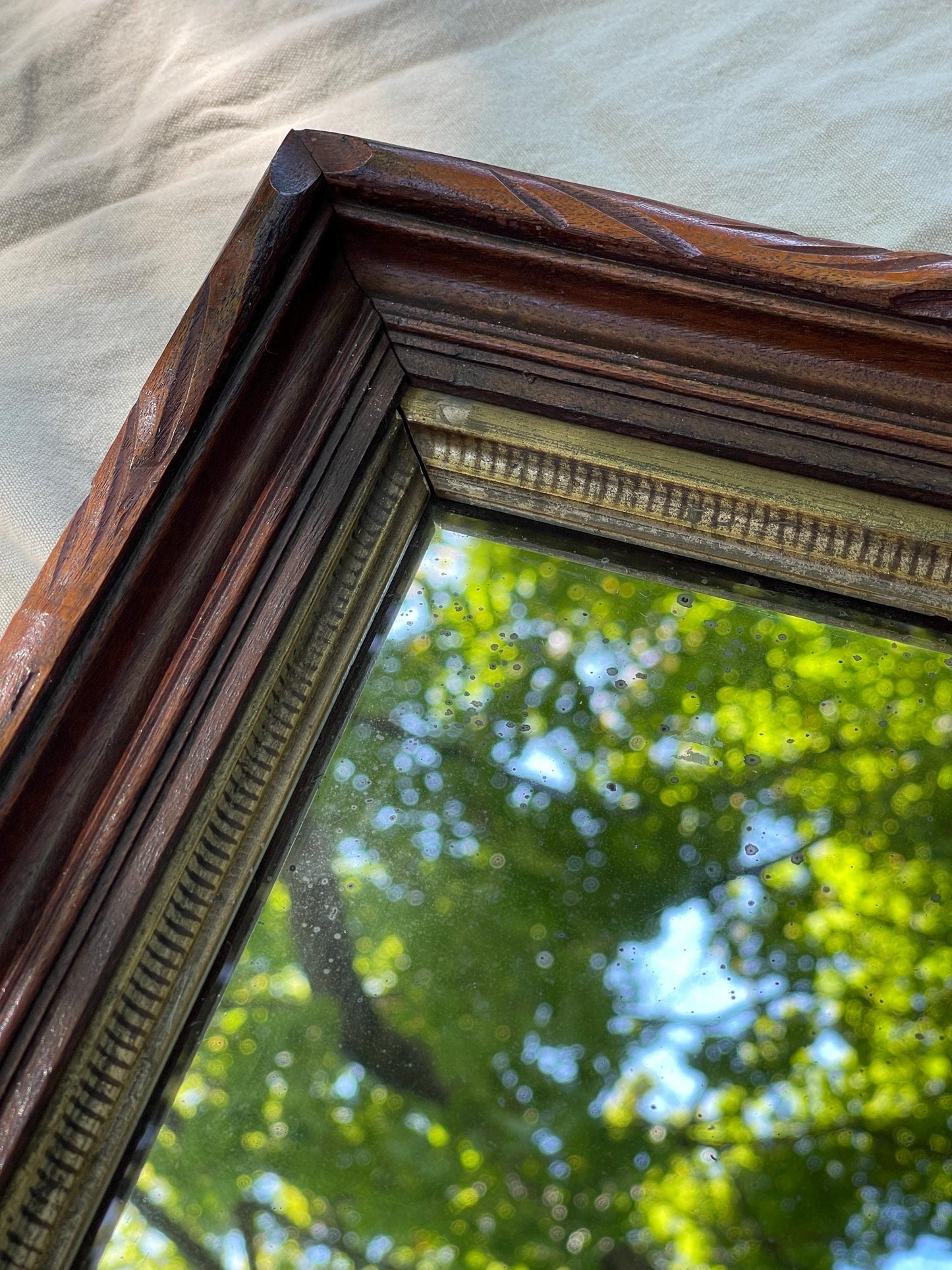 Antique Victorian Eastlake Mirror