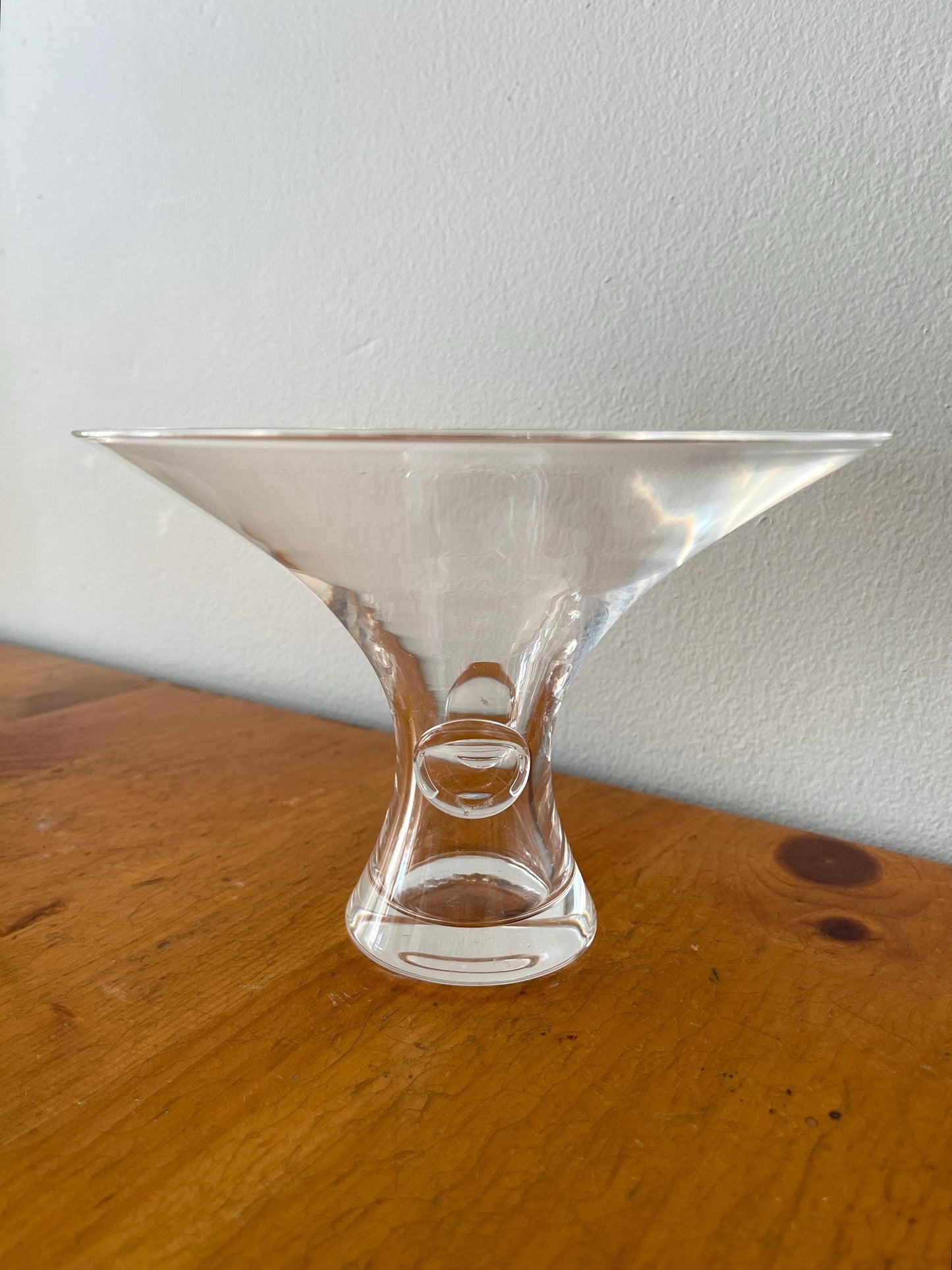 Vintage Crystal 'Bouquet Vase' by George Thompson for Steuben, 5"