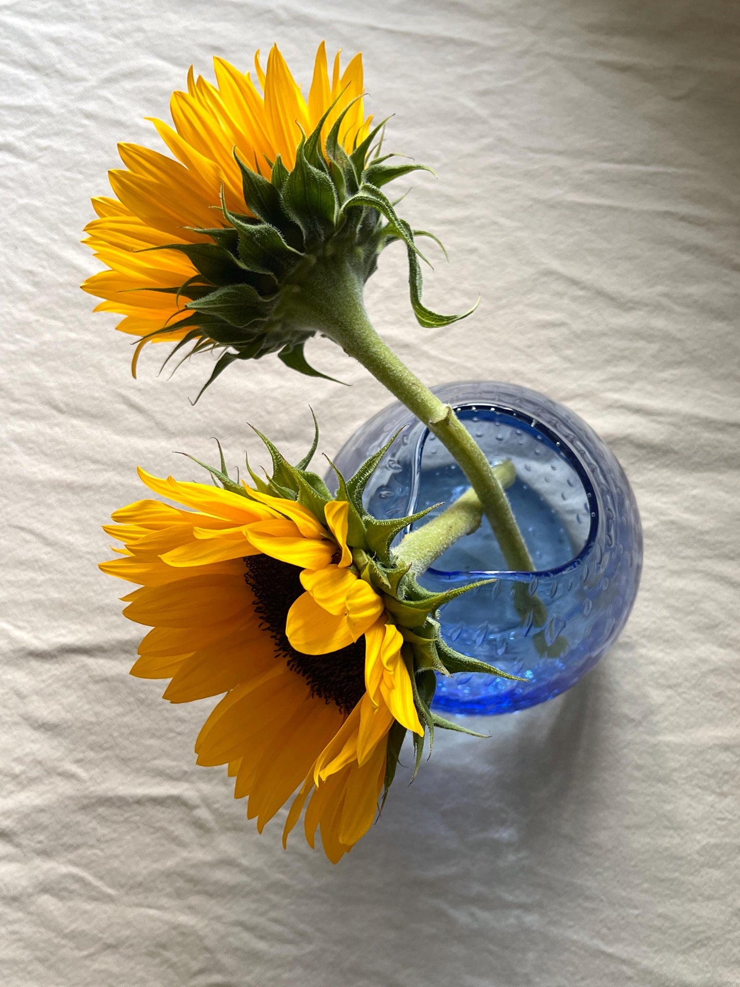 Vintage Bullicante Blown Glass Vase