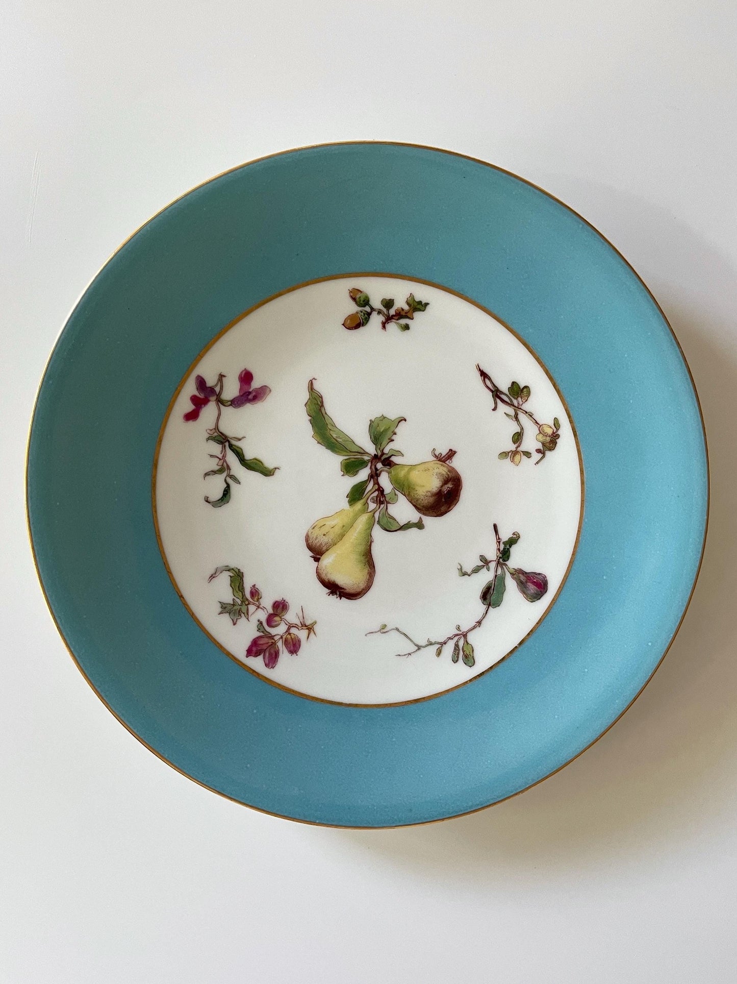 Haviland France Botanical Dessert Plates