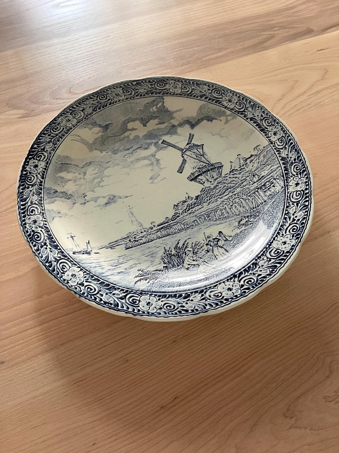 Vintage Delft Boch Wall Platter