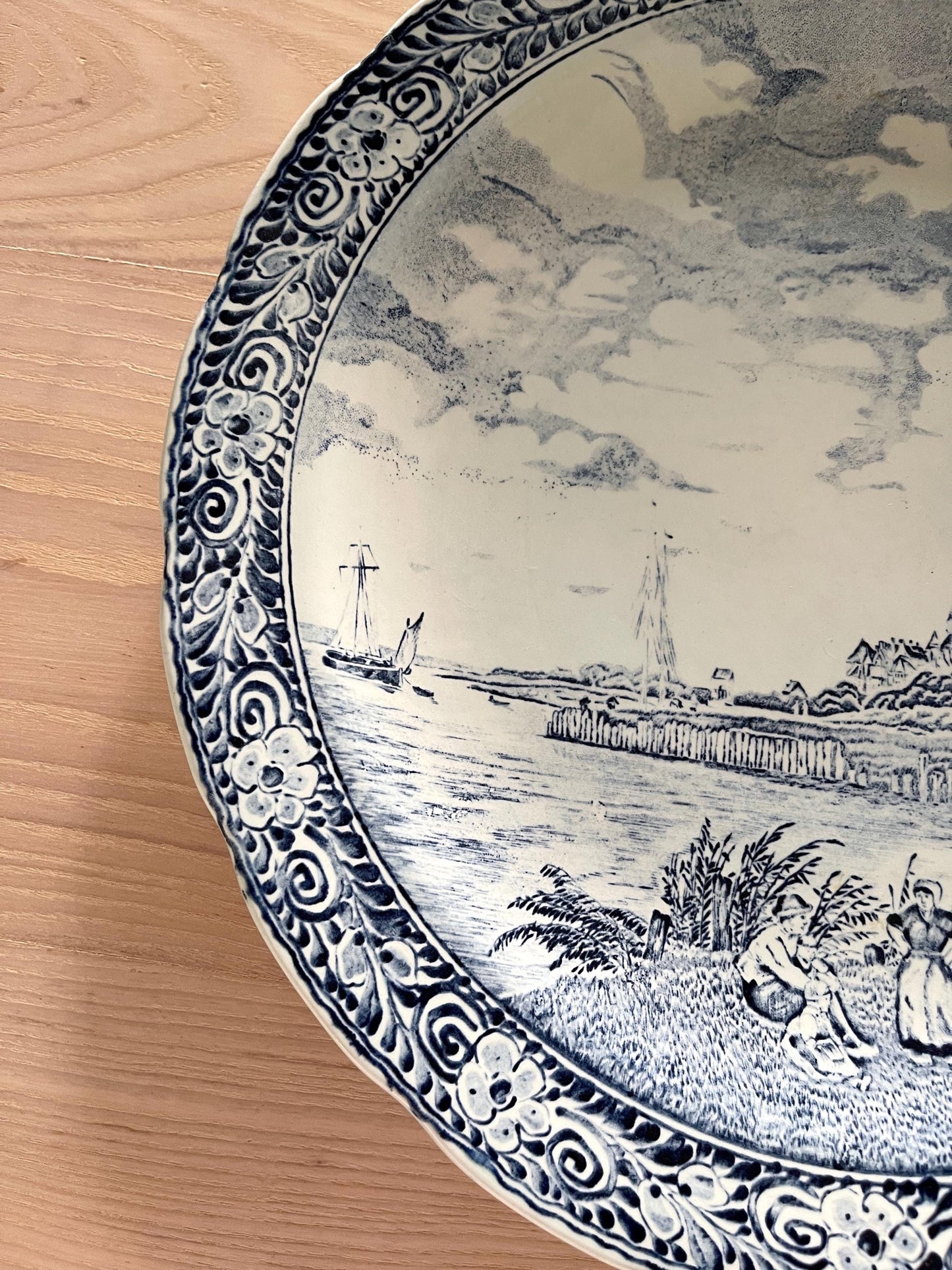 Vintage Delft Boch Wall Platter