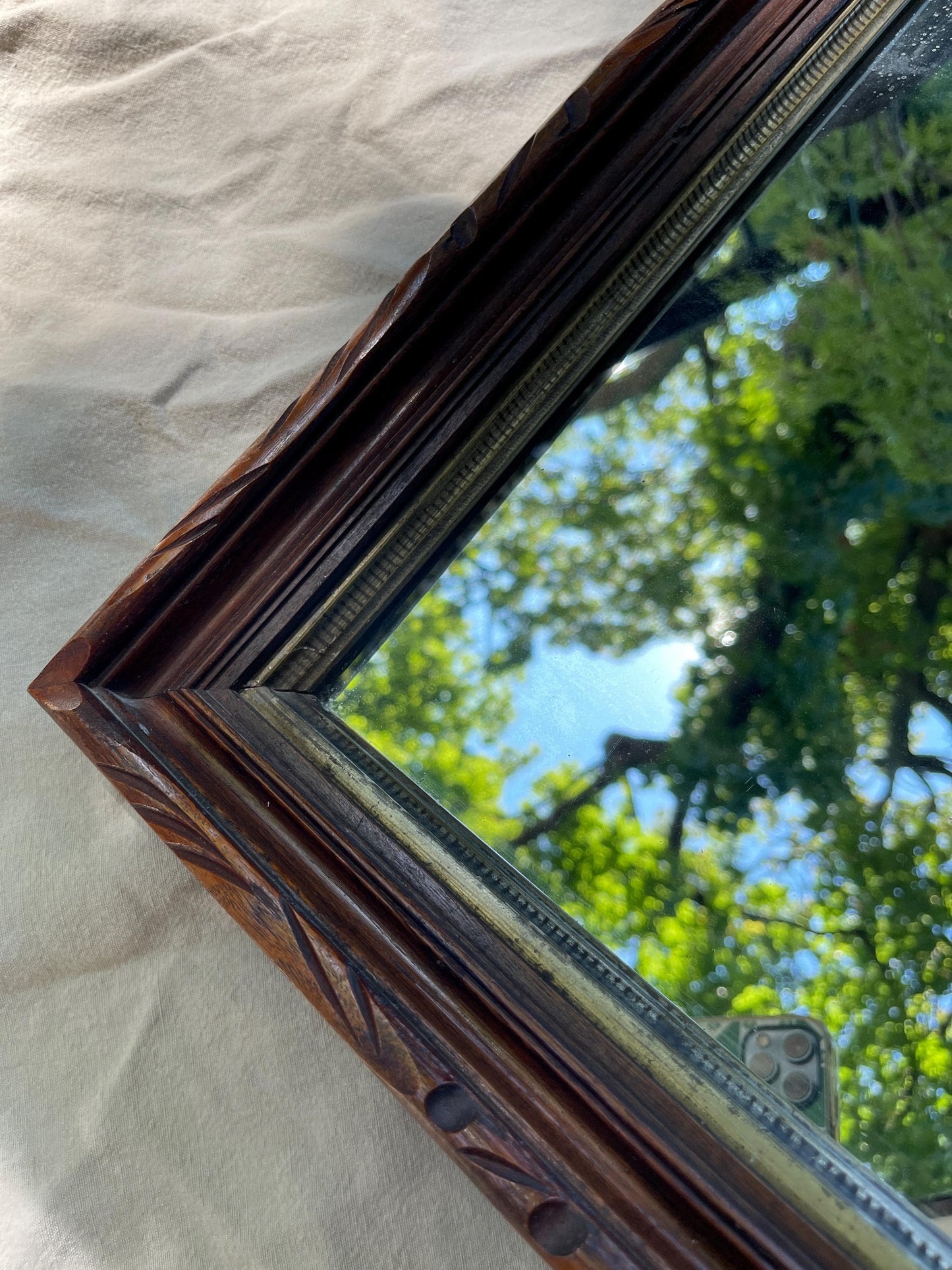 Antique Victorian Eastlake Mirror