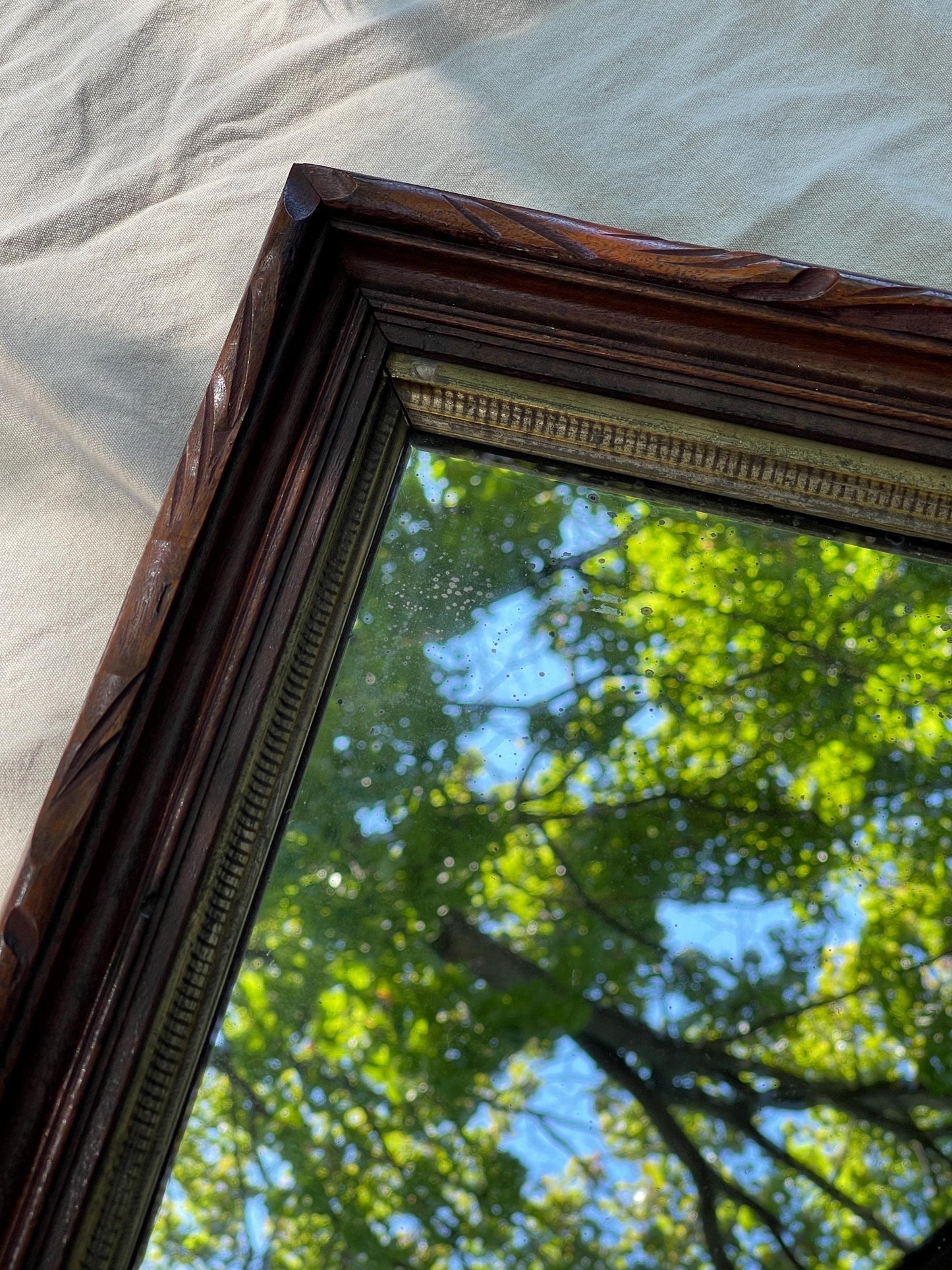 Antique Victorian Eastlake Mirror
