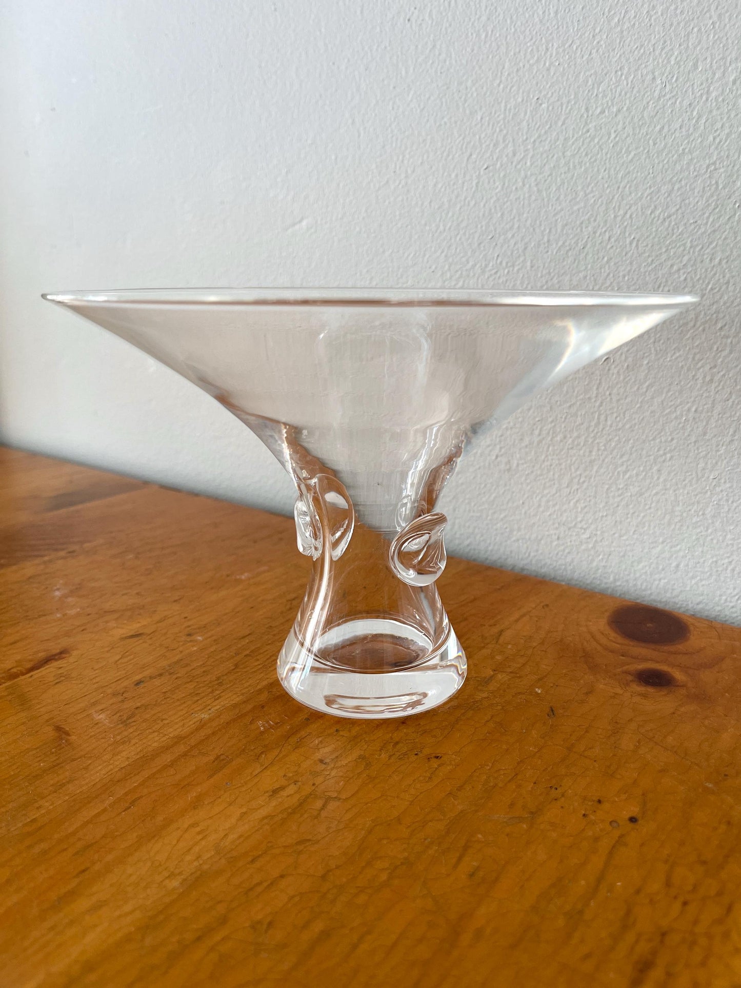Vintage Crystal 'Bouquet Vase' by George Thompson for Steuben, 5"