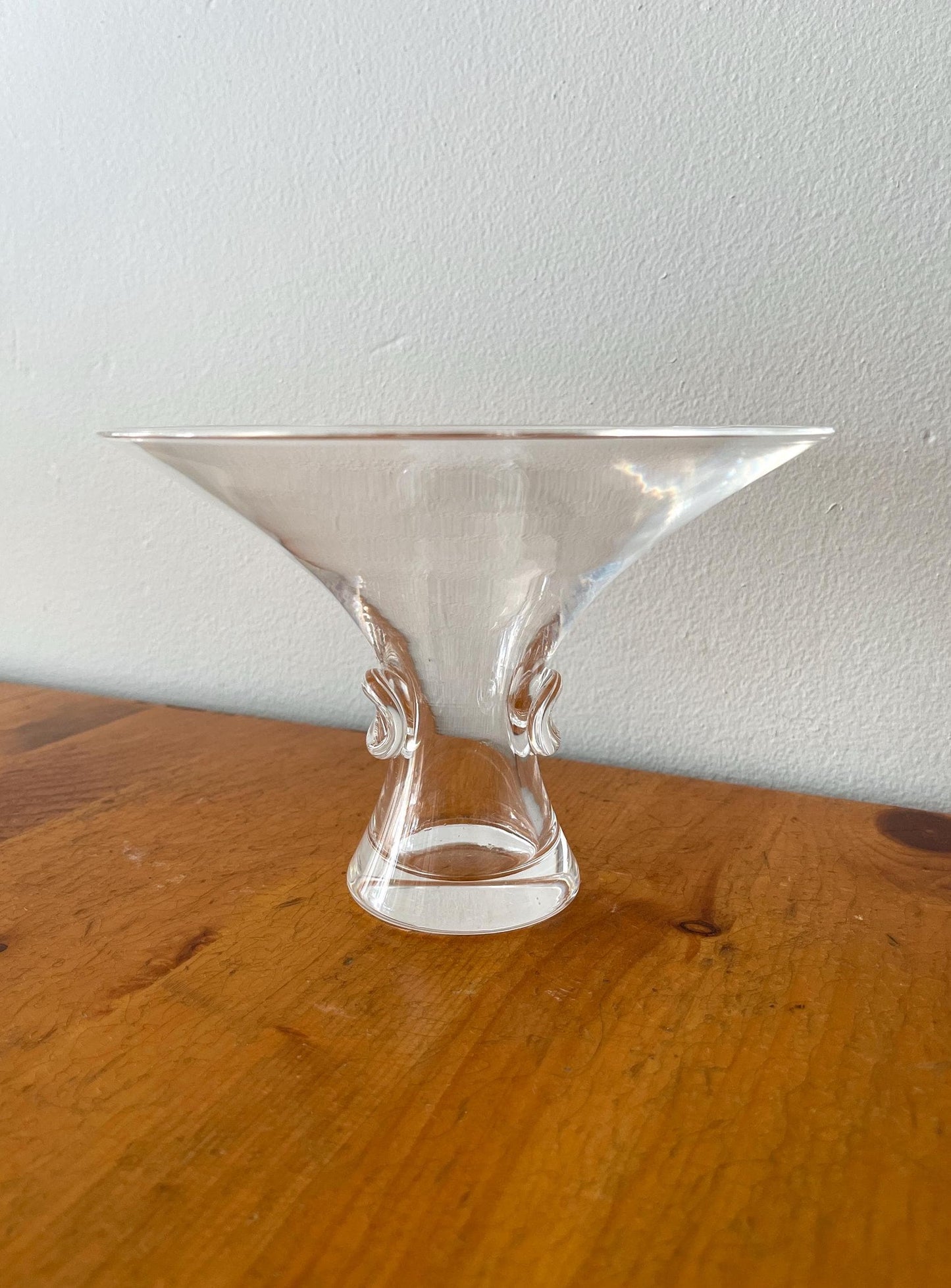 Vintage Crystal 'Bouquet Vase' by George Thompson for Steuben, 5"