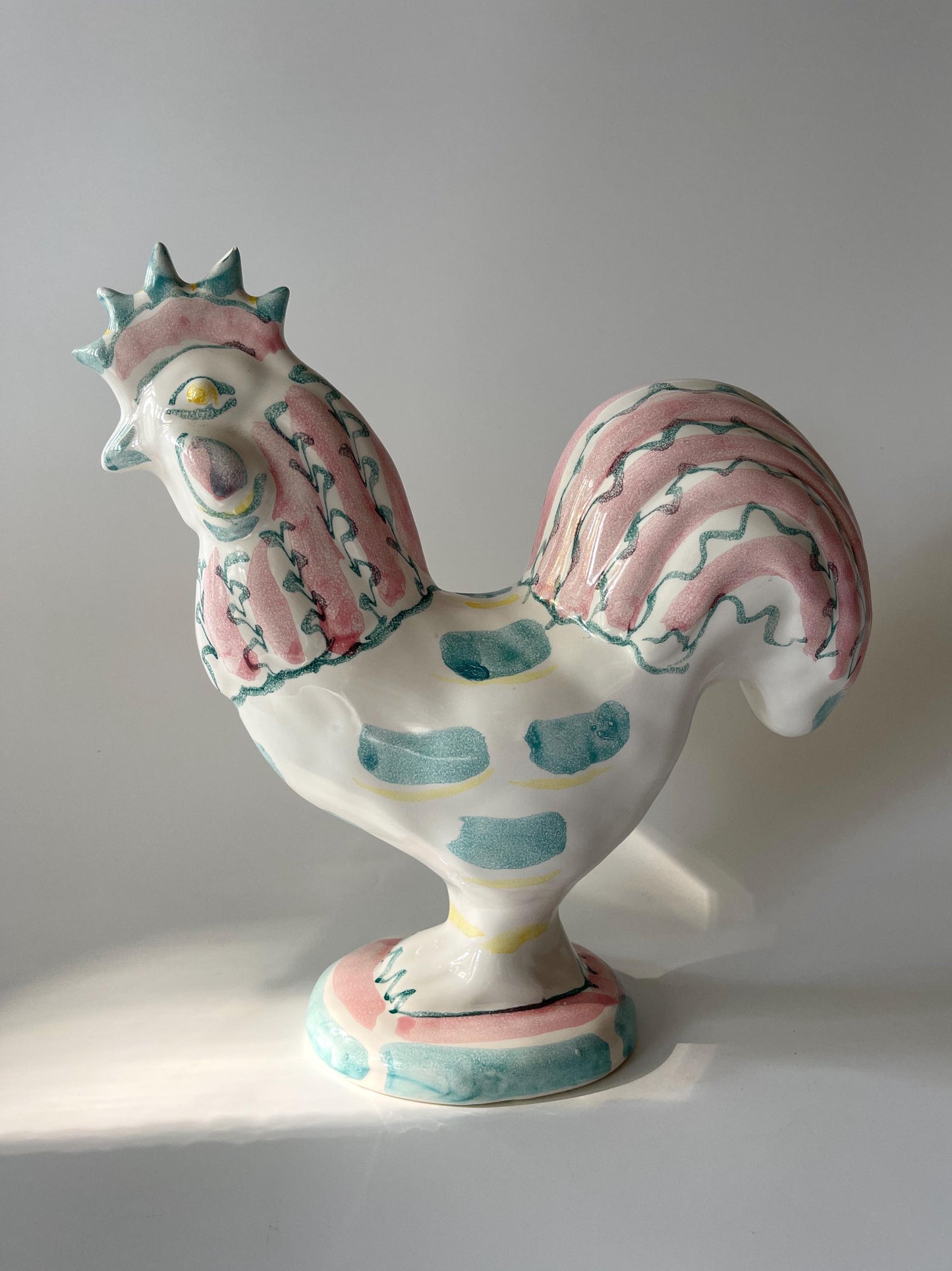 Vintage Hand Painted Ceramic Rooster