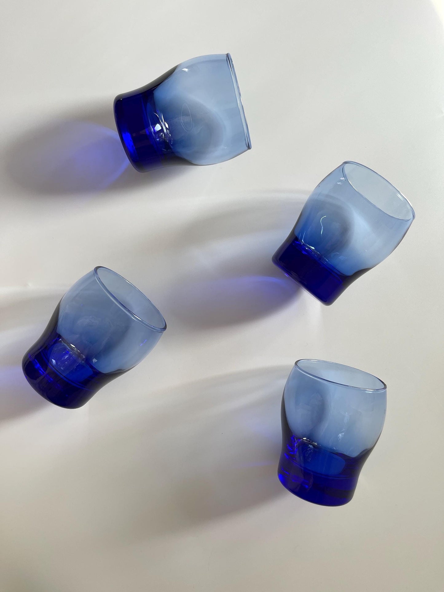 Libbey Cobalt Lowball Glasses