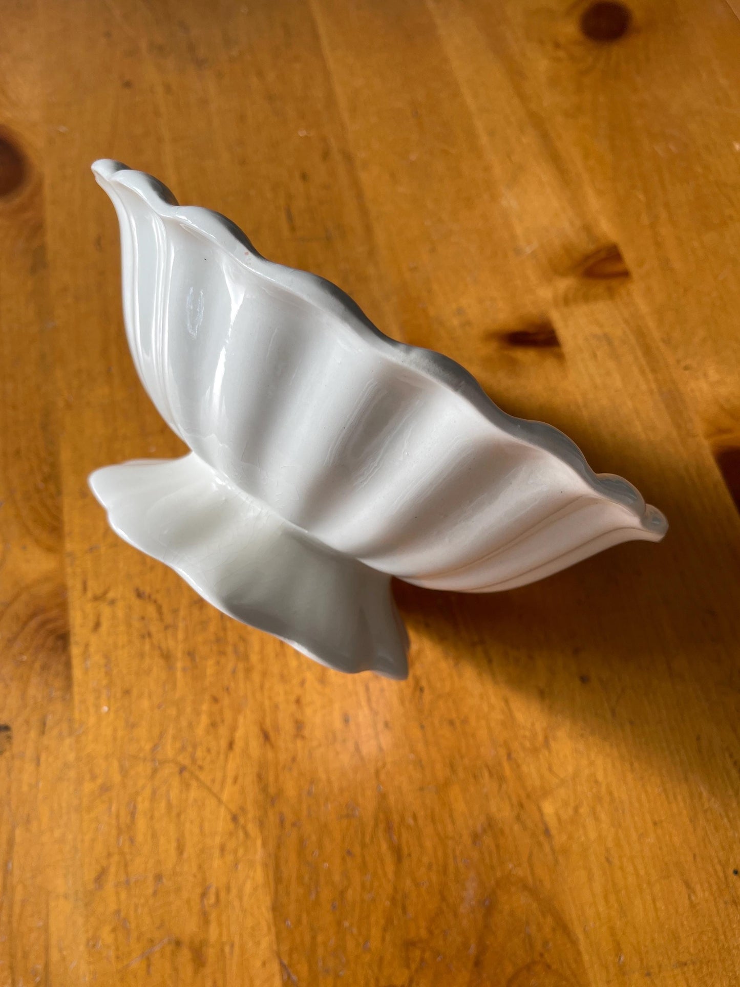 English Adams & Sons Ironstone Fluted Bowl