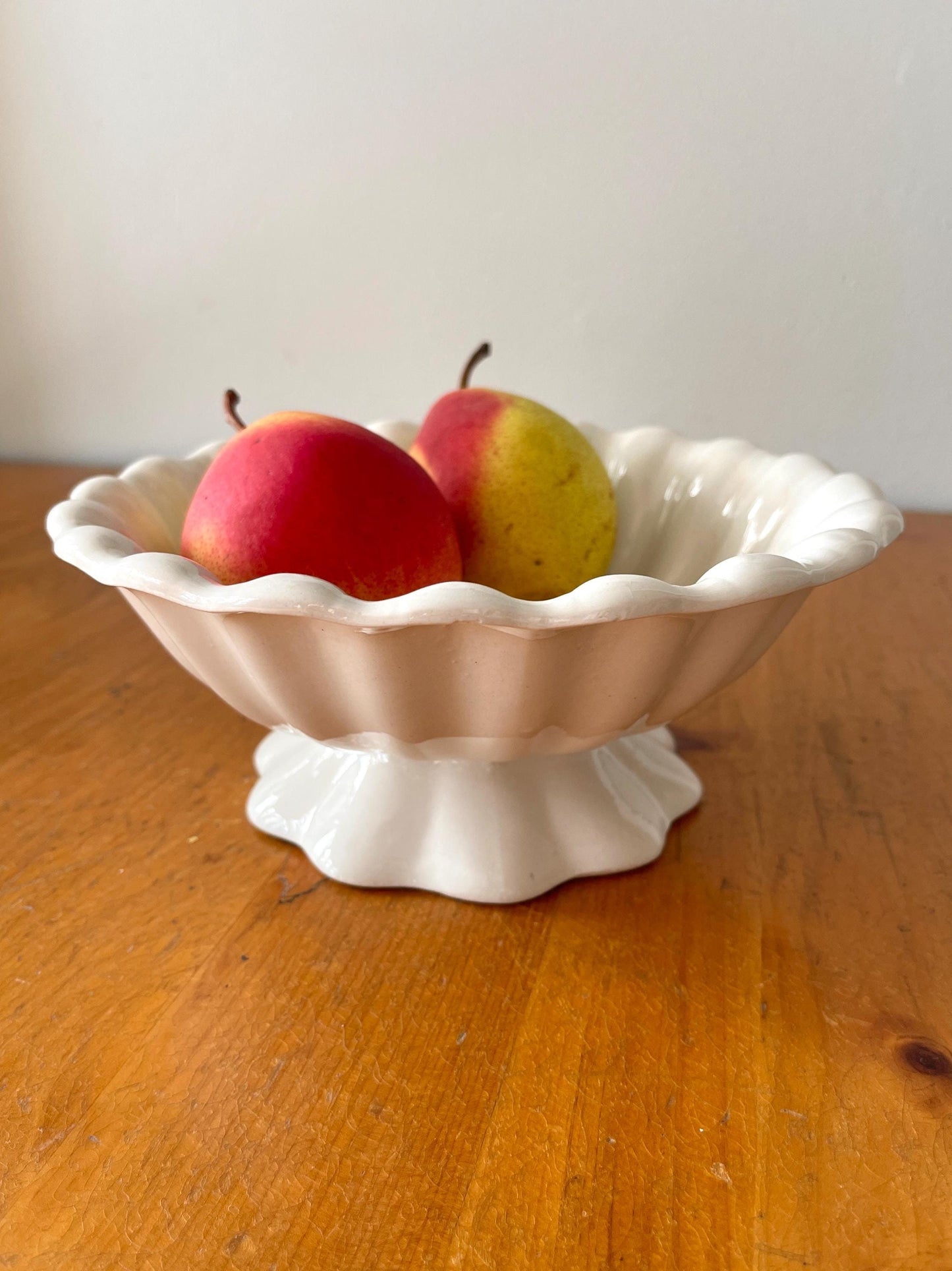 English Adams & Sons Ironstone Fluted Bowl