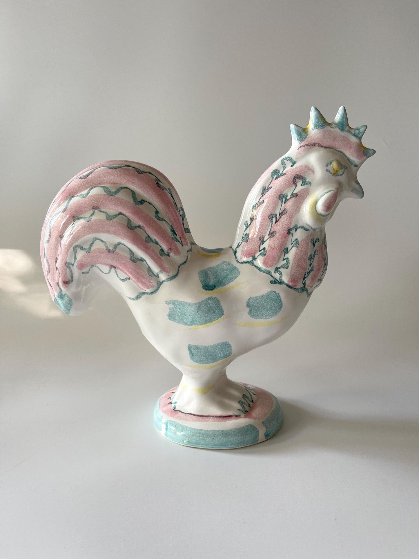 Vintage Hand Painted Ceramic Rooster