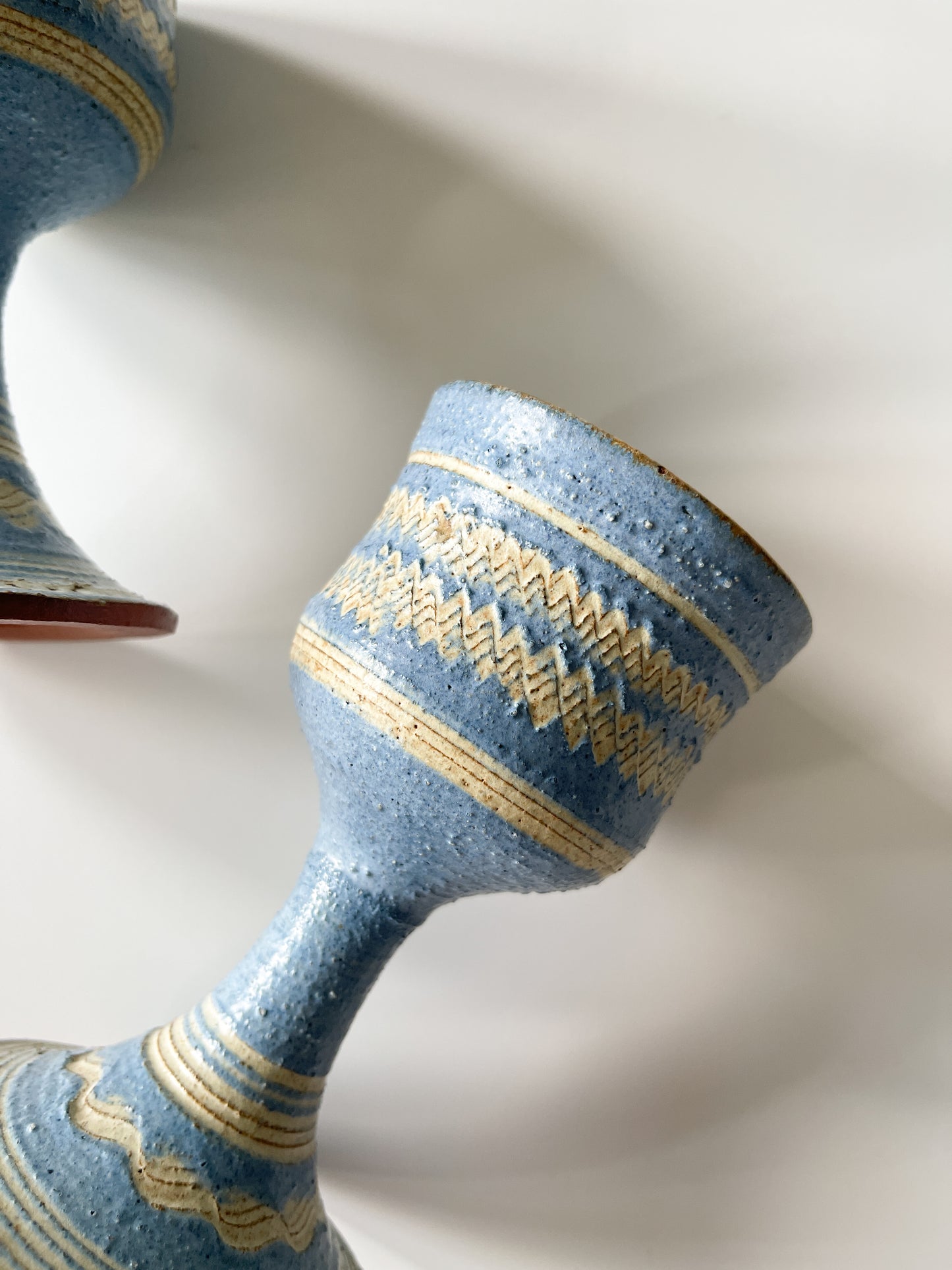 Hand Made Nova Scotian Pottery Goblets