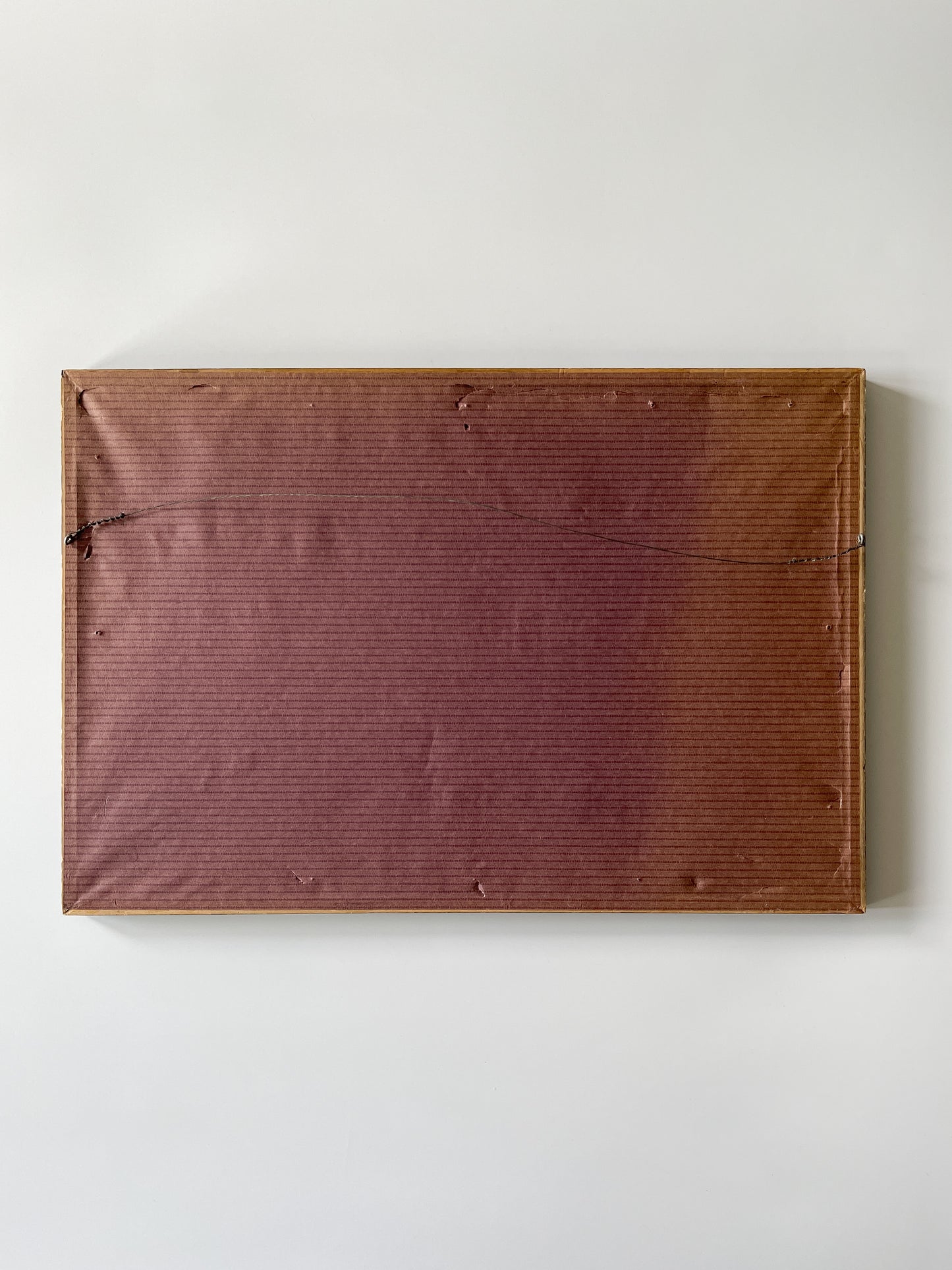 Vintage Framed Fall Harvest Still Life Sketch