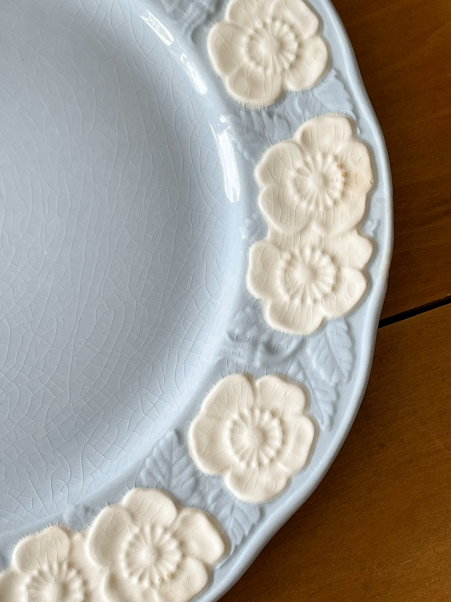 Vintage 1950s Rosewood Blue Dinner Plates