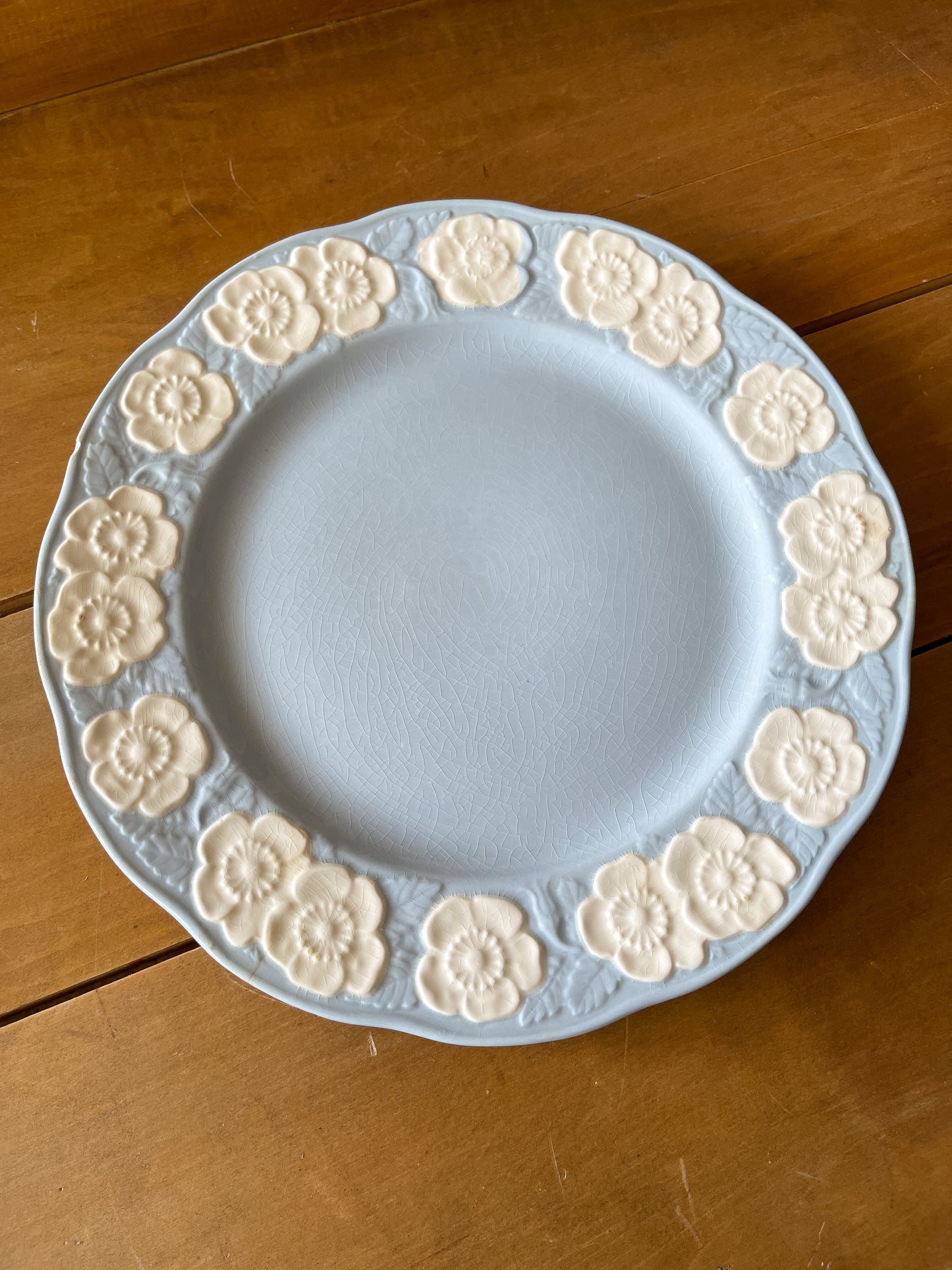 Vintage 1950s Rosewood Blue Dinner Plates