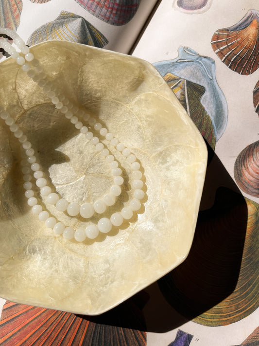 Vintage Lacquered Capiz Shell Catchall