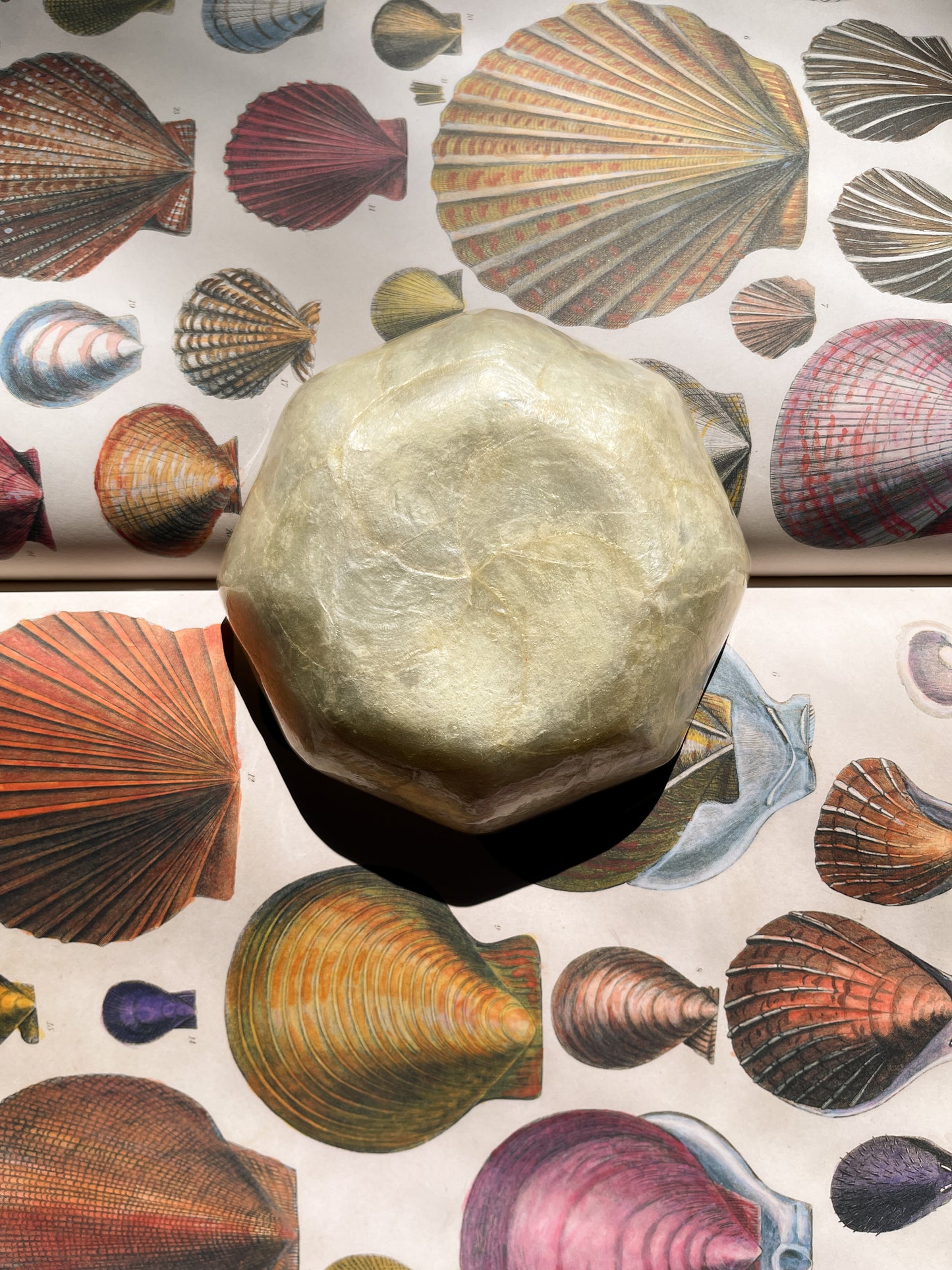 Vintage Lacquered Capiz Shell Catchall