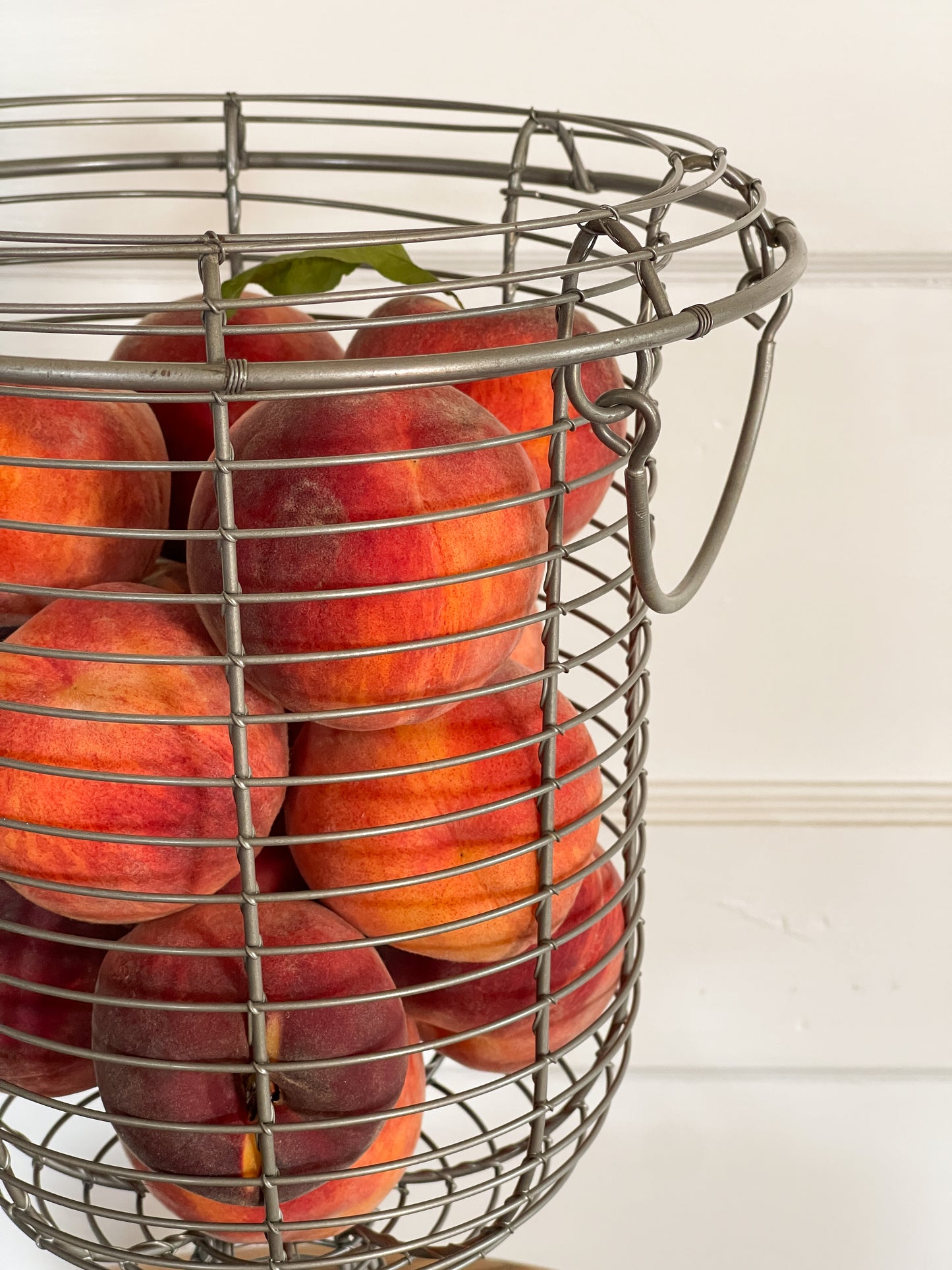 Vintage Large Wire Pedestal Urn