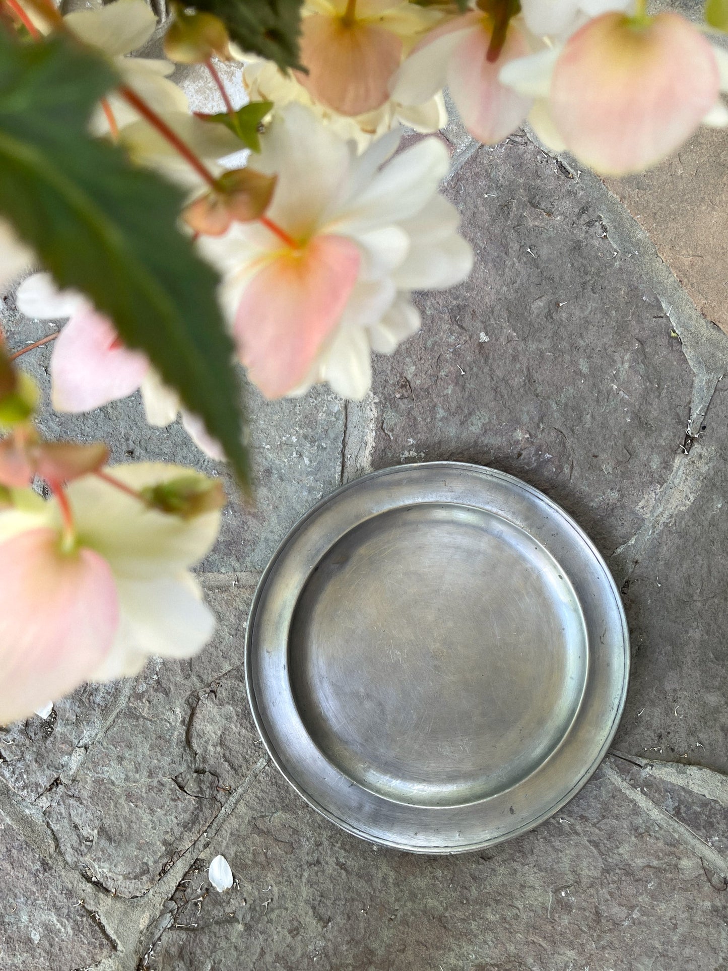 Antique 18th Century Pewter Charger
