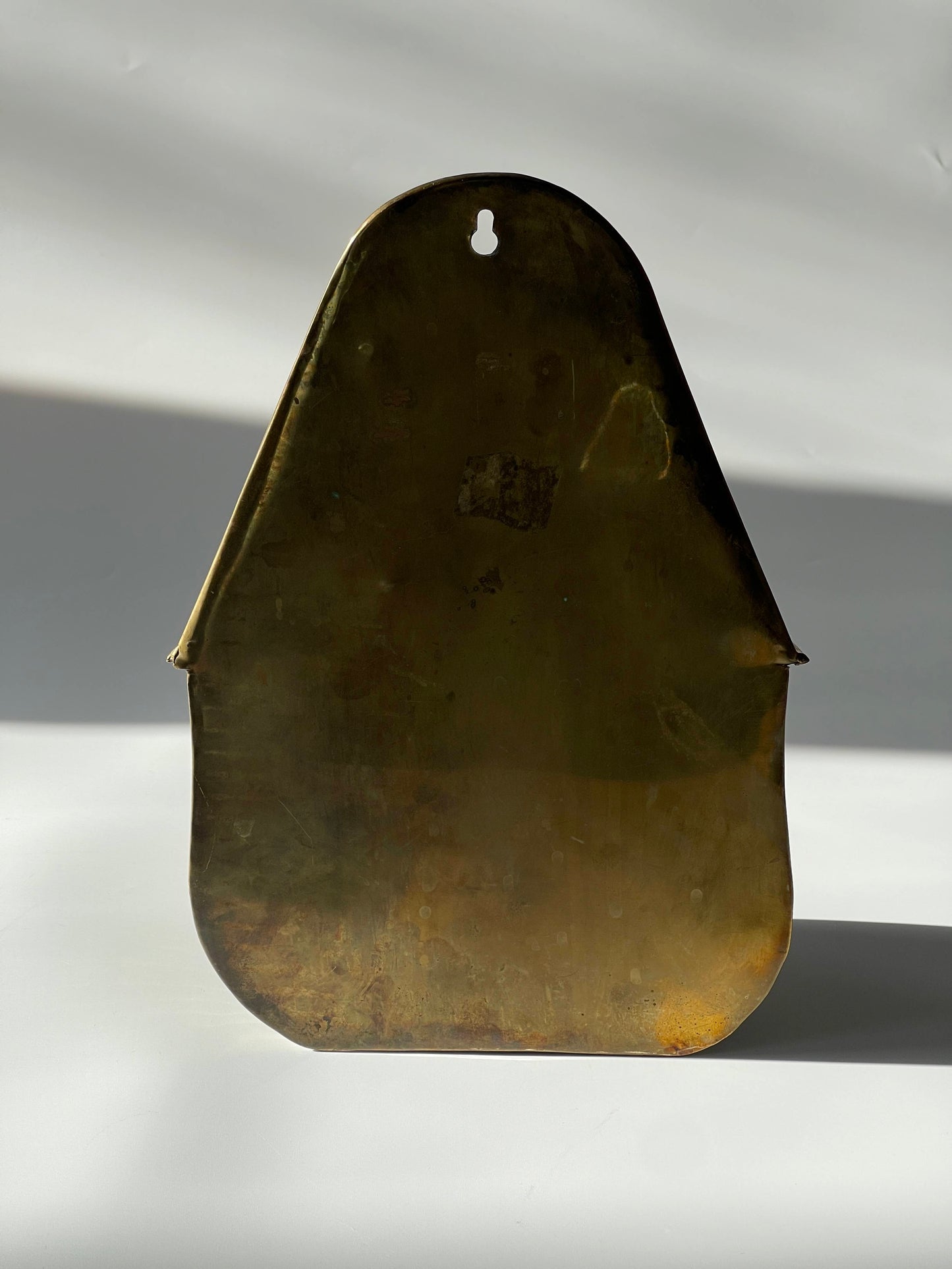Vintage Brass Wall Pocket