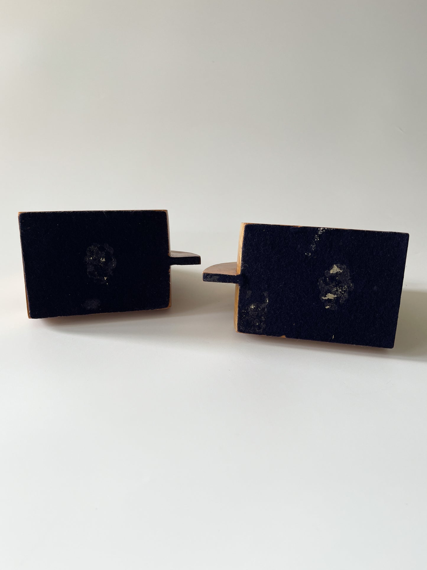 Vintage Mid Century Wood Horse Head Bookends