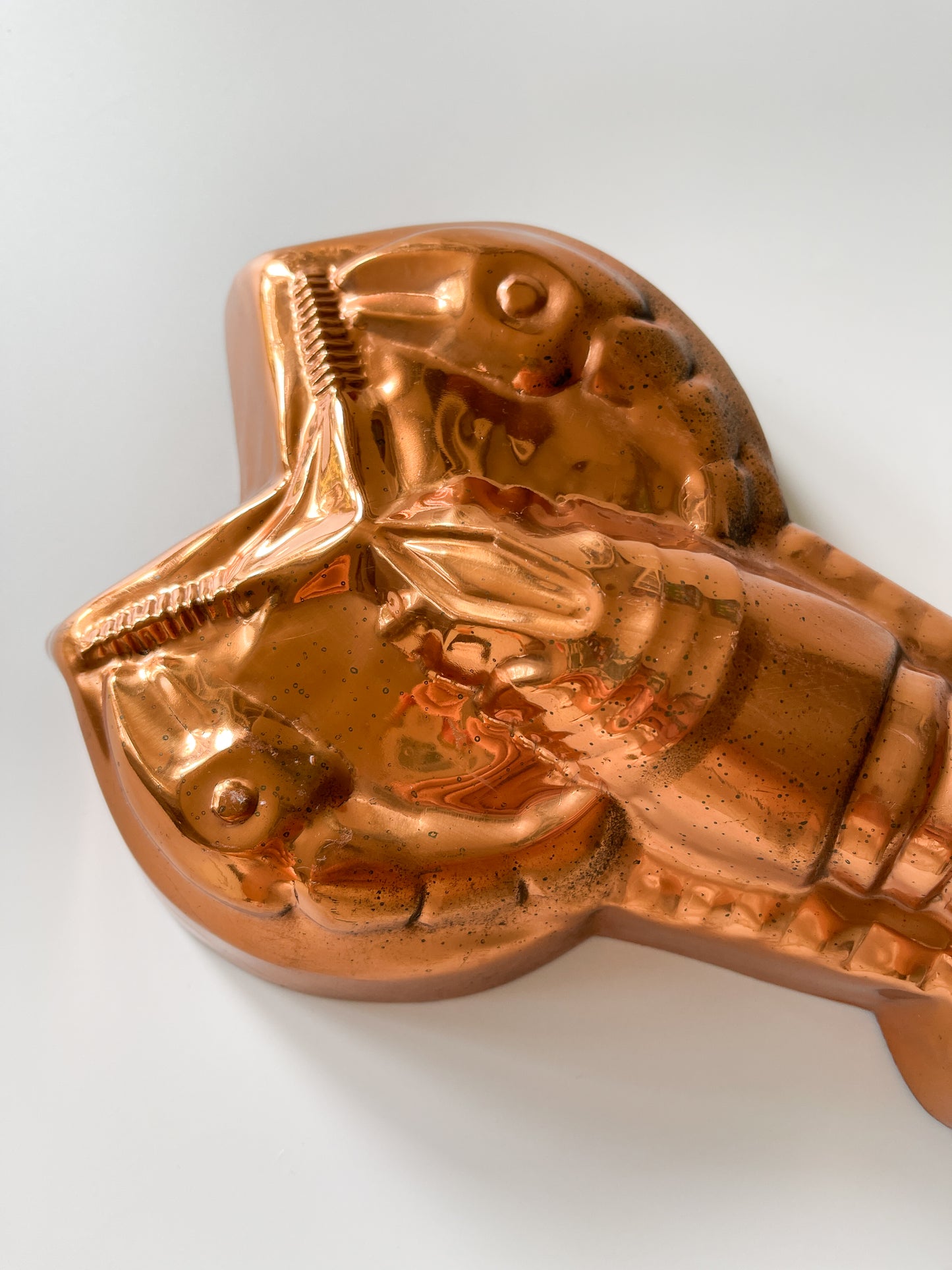 Vintage Copper Lobster Mold