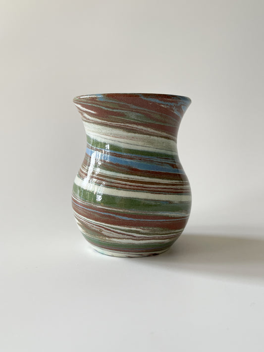 Desert Sands 'Mission Swirl' Small Pottery Vase