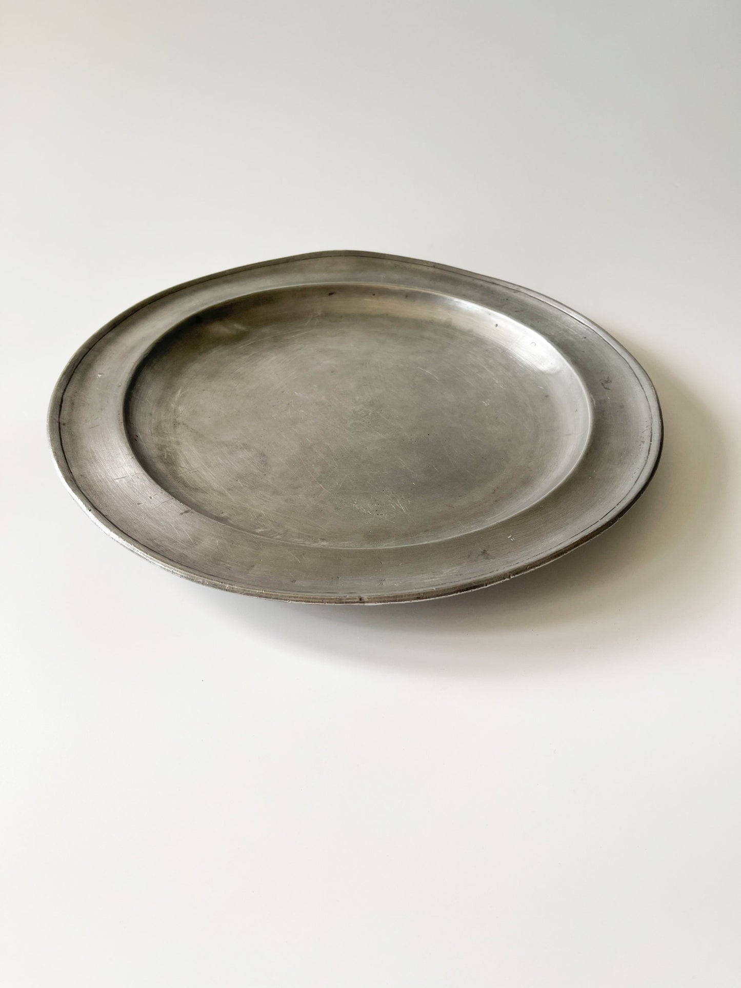 Antique 18th Century Pewter Charger